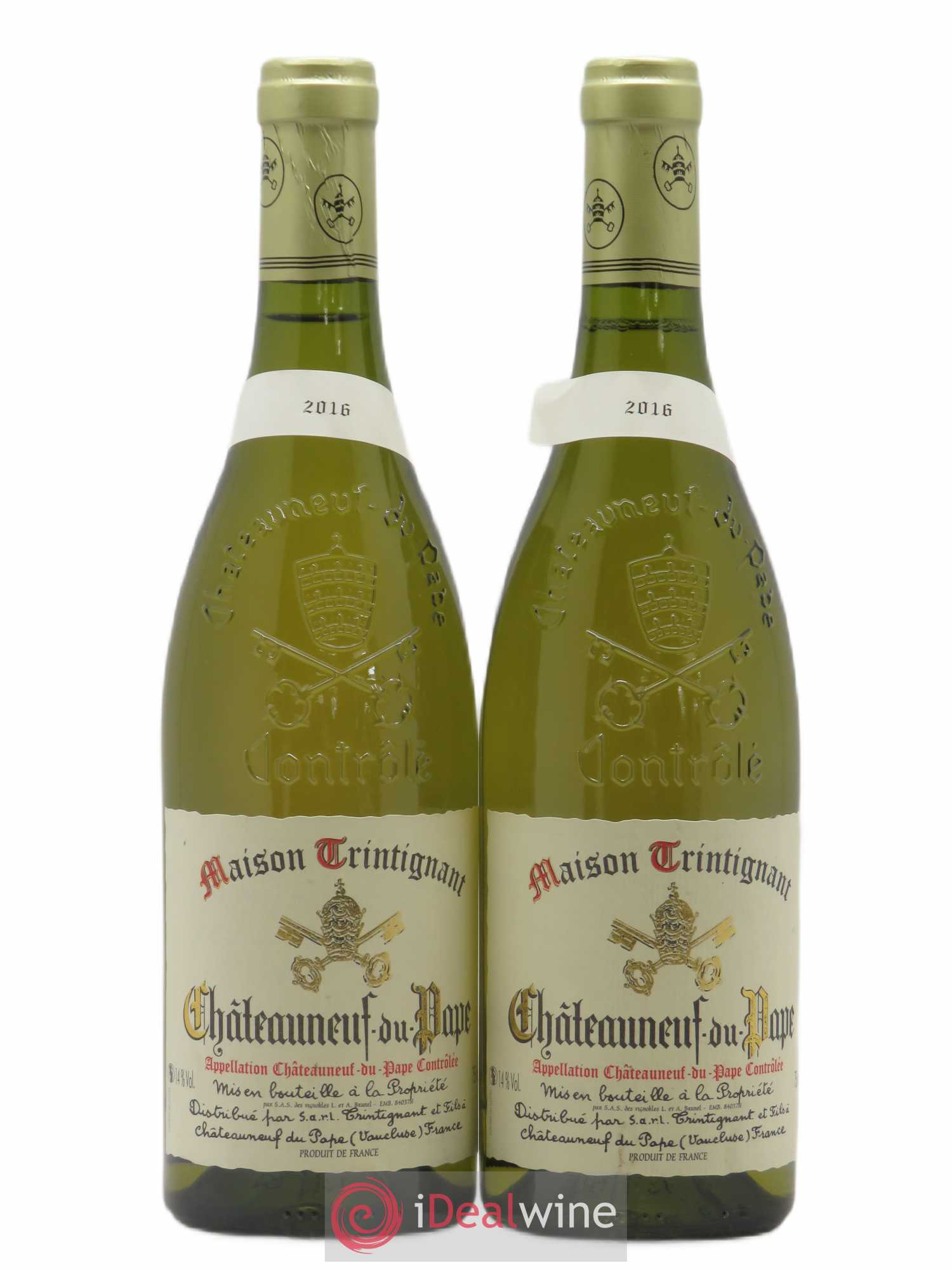 Châteauneuf-du-Pape Trintignant 2016 - Lot de 2 bouteilles - 0