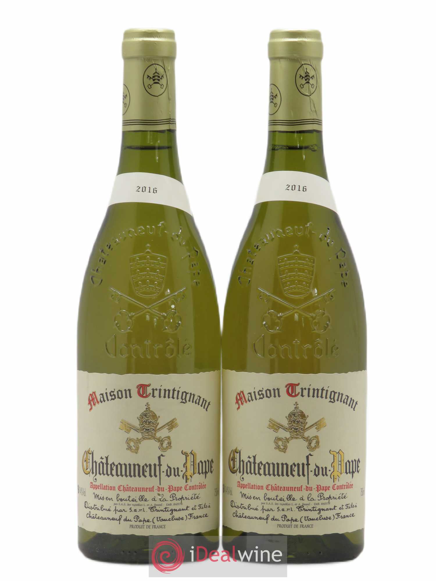 Châteauneuf-du-Pape Trintignant 2016 - Lot de 2 bouteilles - 0