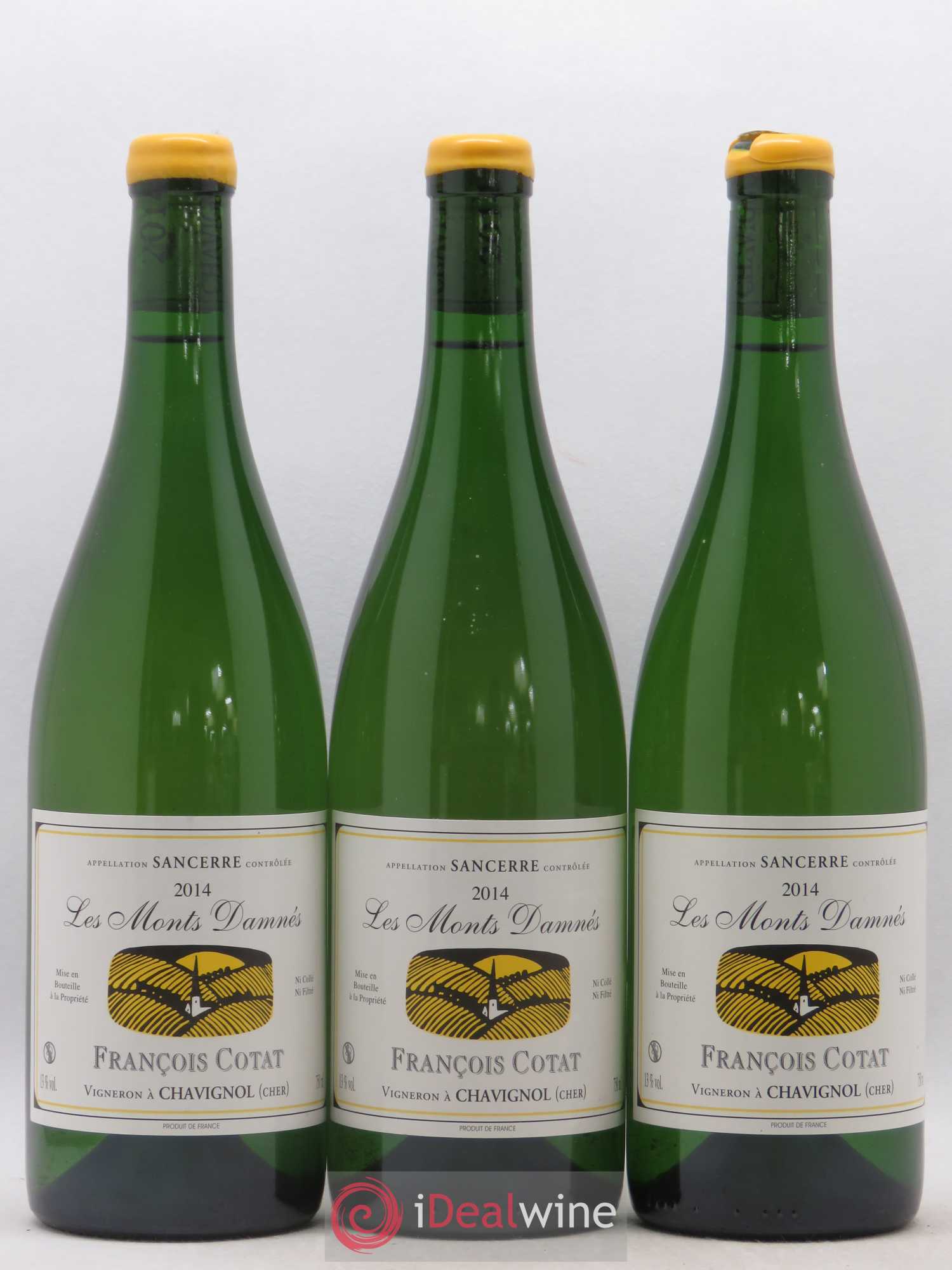 Sancerre Les Monts Damnés François Cotat 2014 - Lot de 3 bouteilles - 0