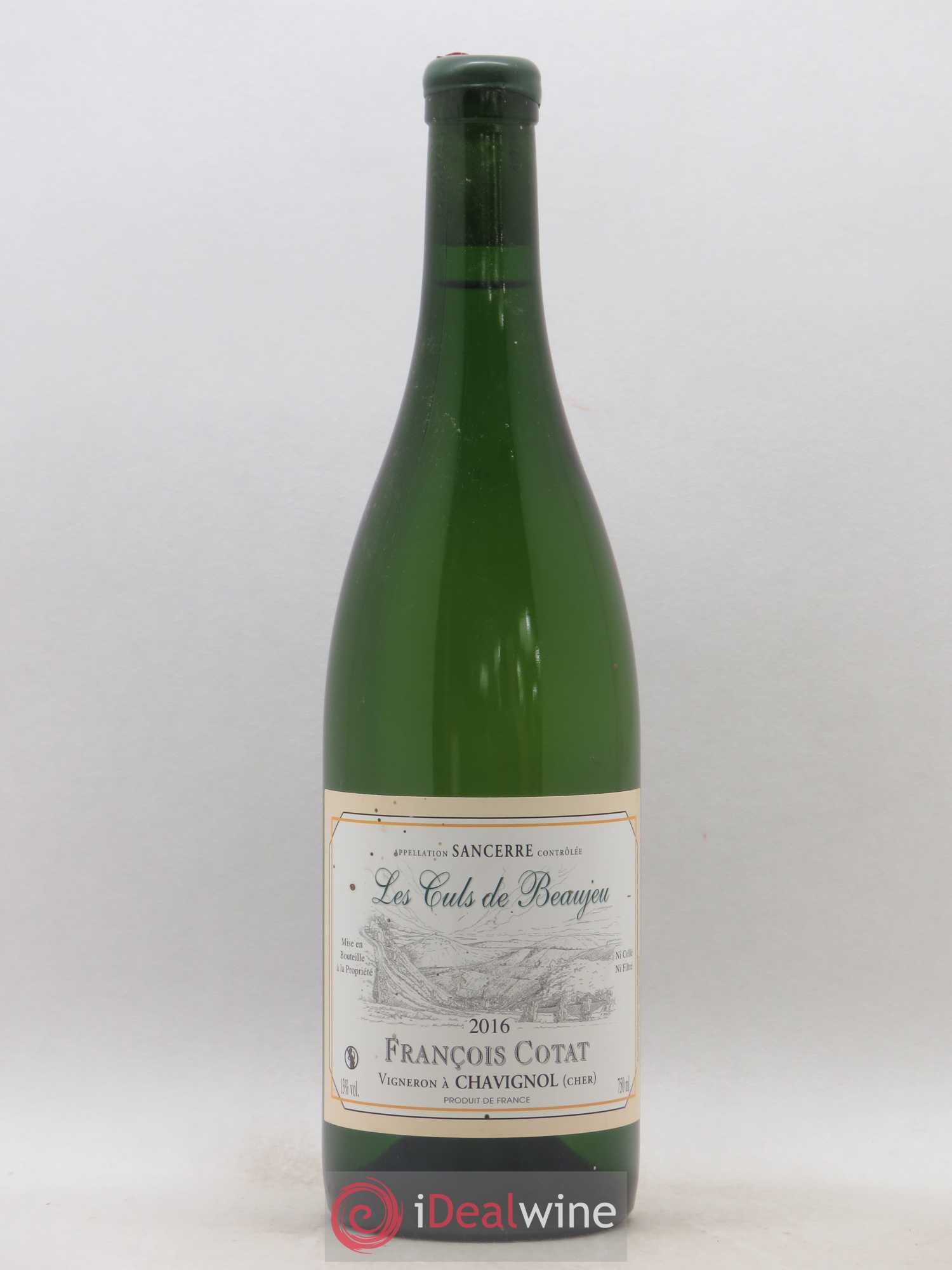 Sancerre Les Culs de Beaujeu François Cotat 2016 - Lot de 1 bouteille - 0