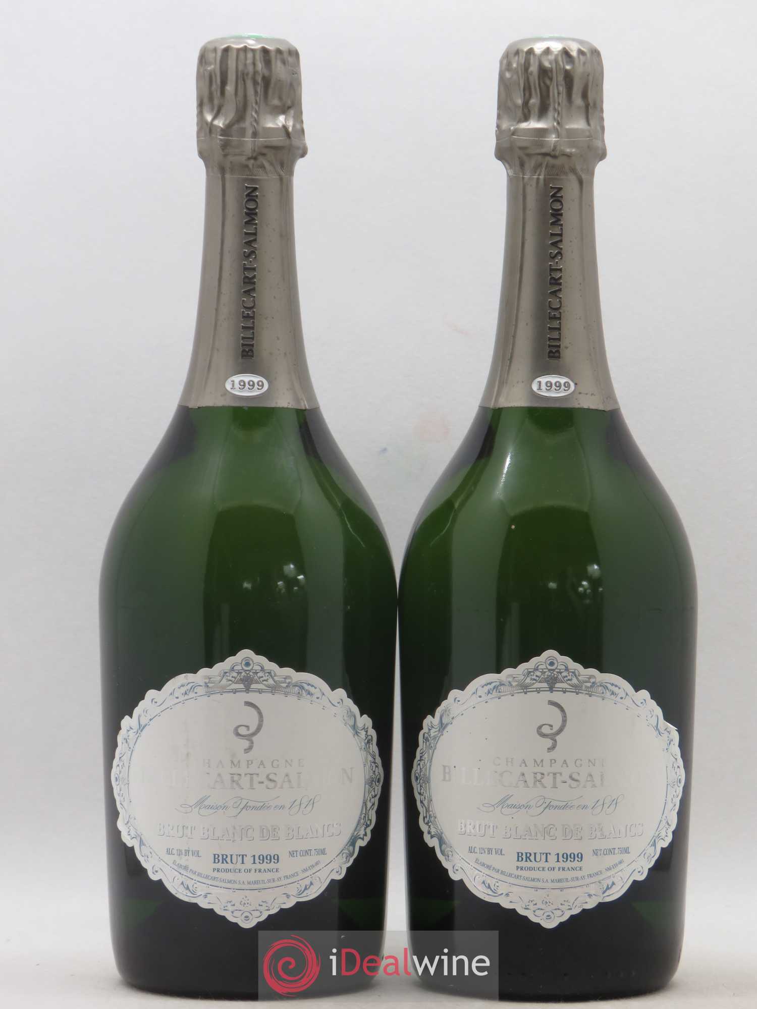 Blanc de Blancs Grand Cru Brut Billecart-Salmon 1999 - Lotto di 2 bottiglie - 0