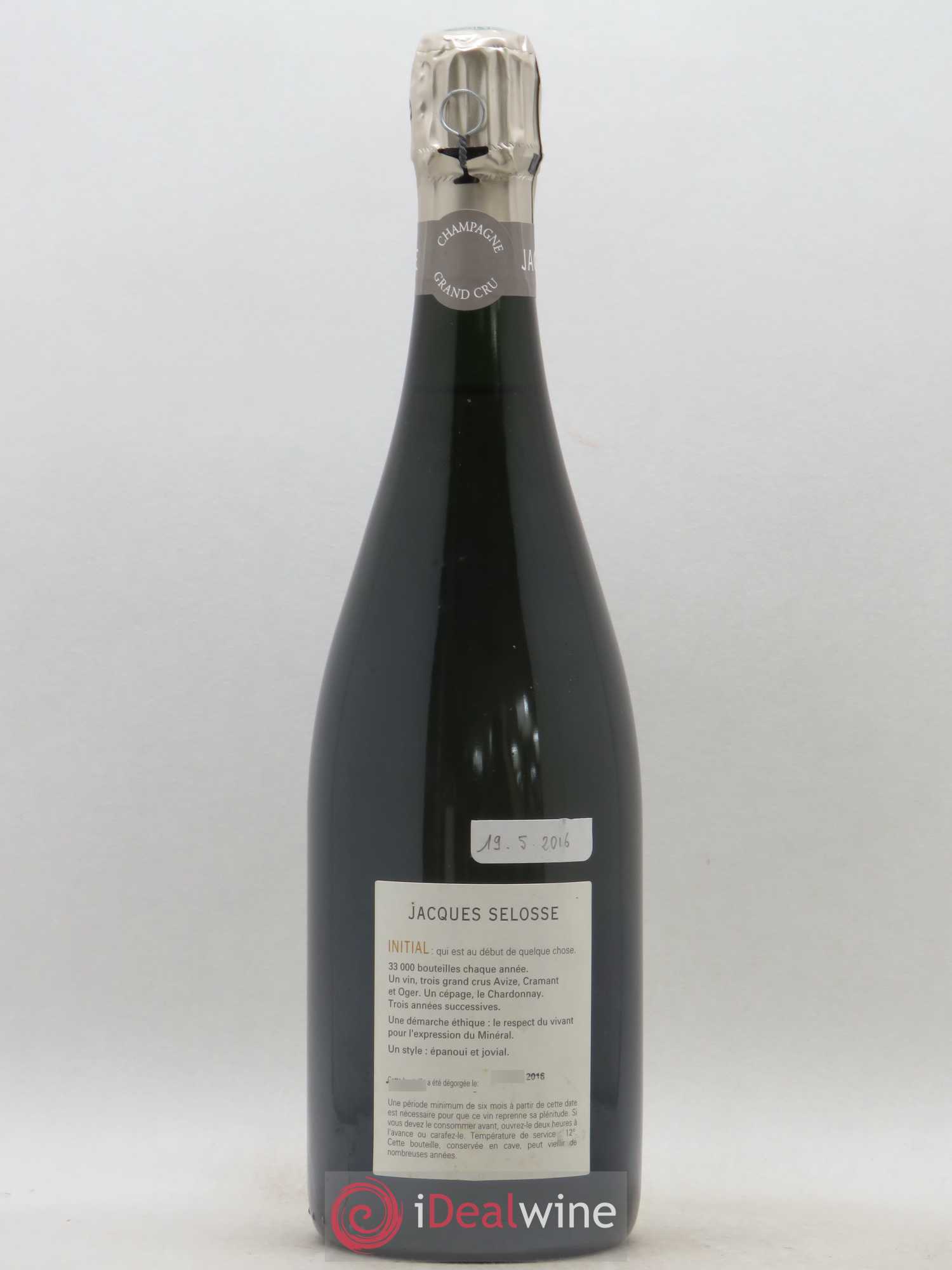 Initial Brut Jacques Selosse - Lot de 1 bouteille - 1