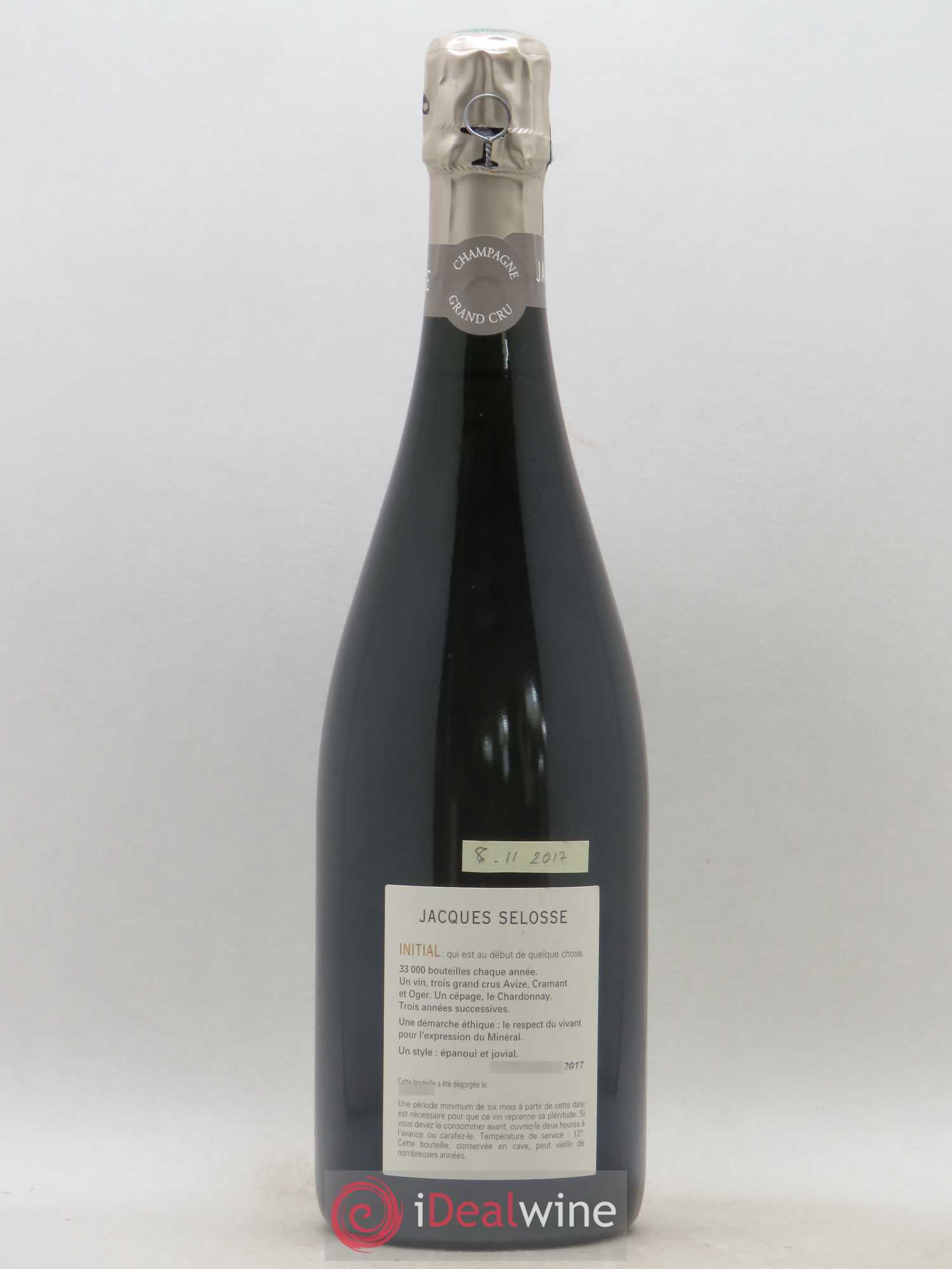 Initial Brut Jacques Selosse - Lot de 1 bouteille - 1