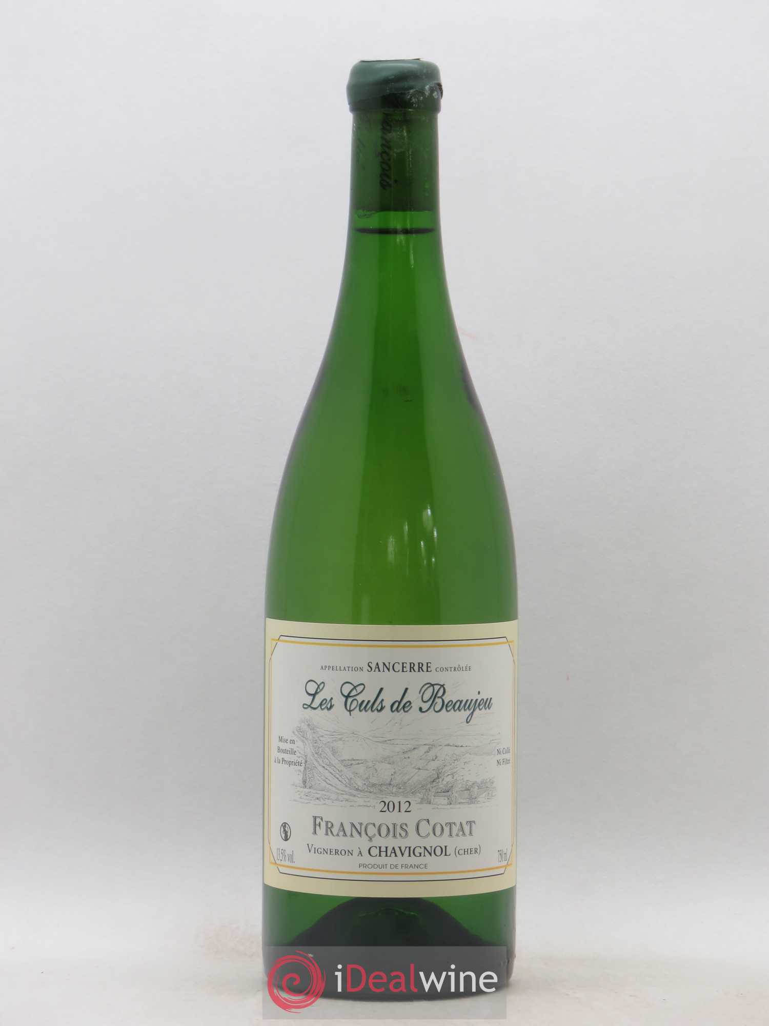 Sancerre Les Culs de Beaujeu François Cotat 2012 - Lot de 1 bouteille - 0