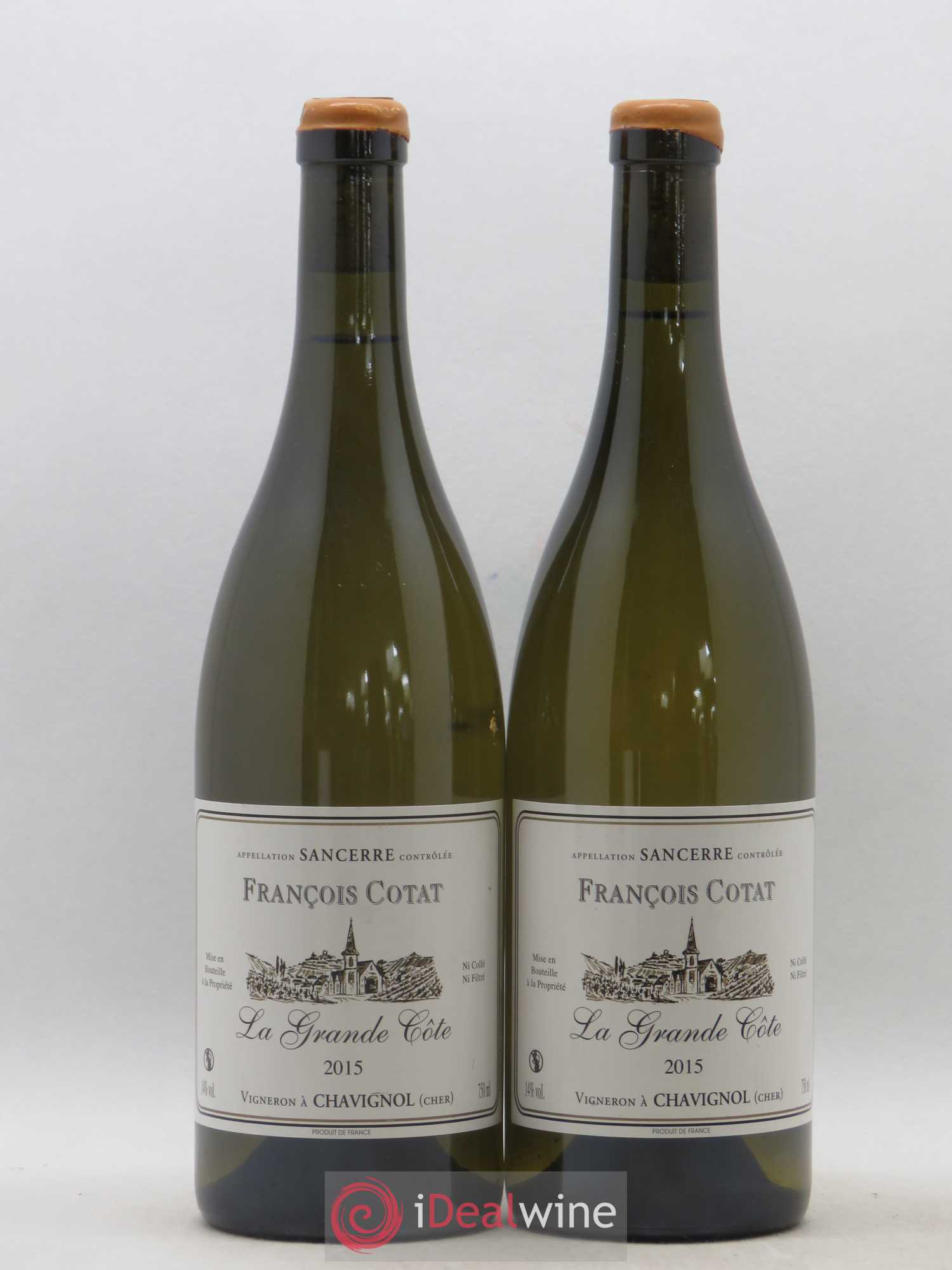 Sancerre La Grande Côte François Cotat 2015 - Lot de 2 bouteilles - 0