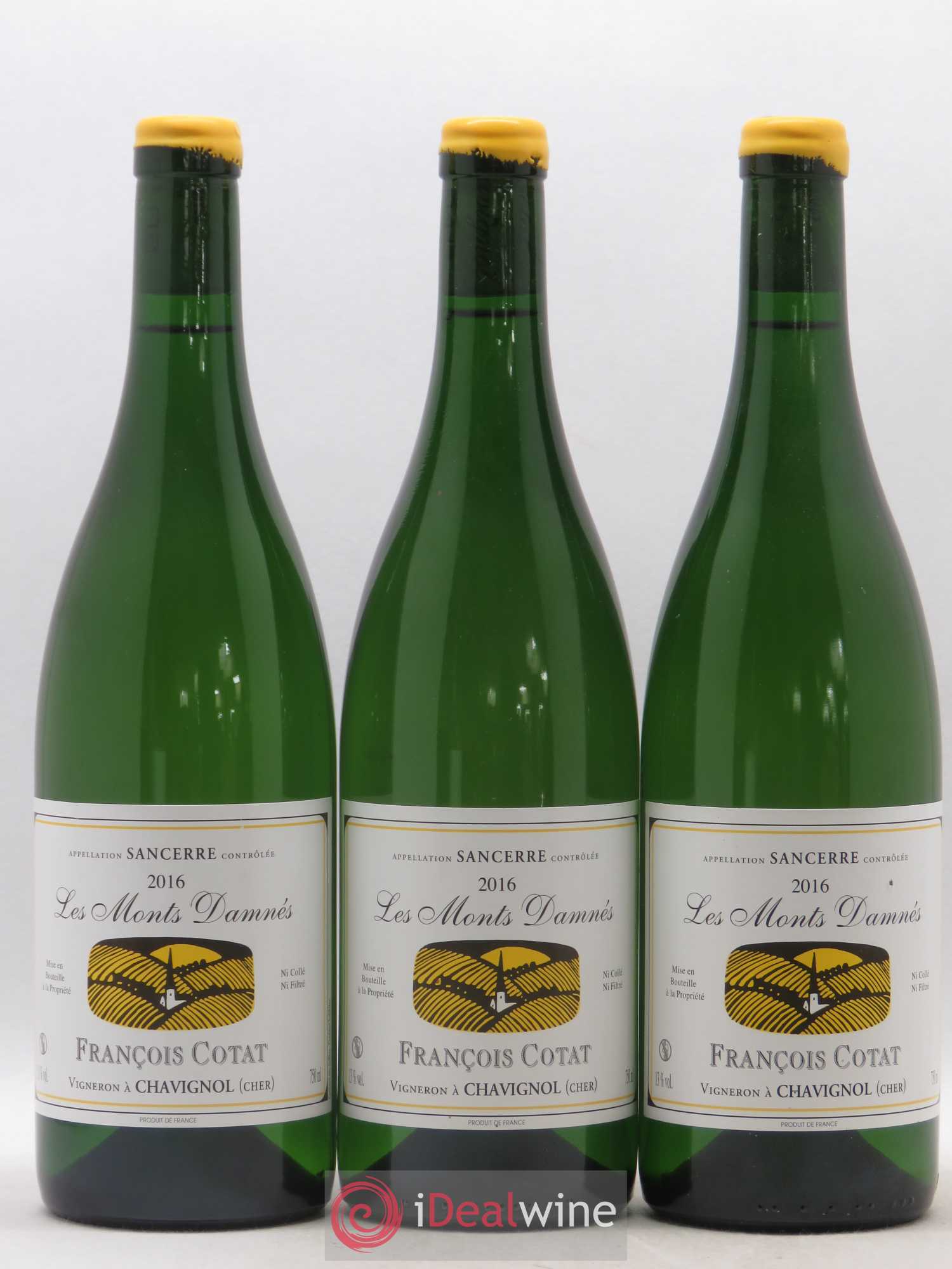 Sancerre Les Monts Damnés François Cotat 2016 - Lot de 3 bouteilles - 0