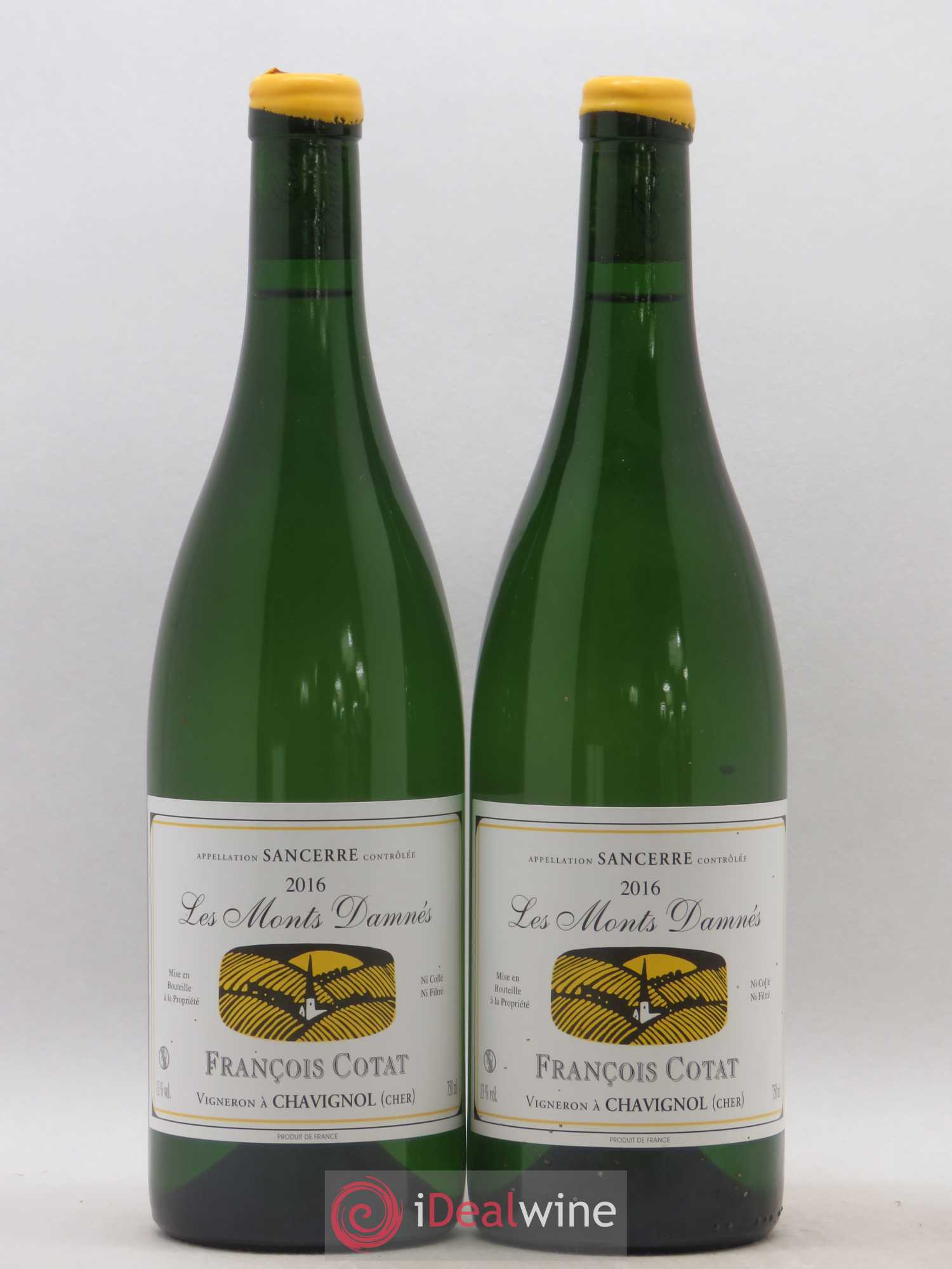 Sancerre Les Monts Damnés François Cotat 2016 - Lot de 2 bouteilles - 0