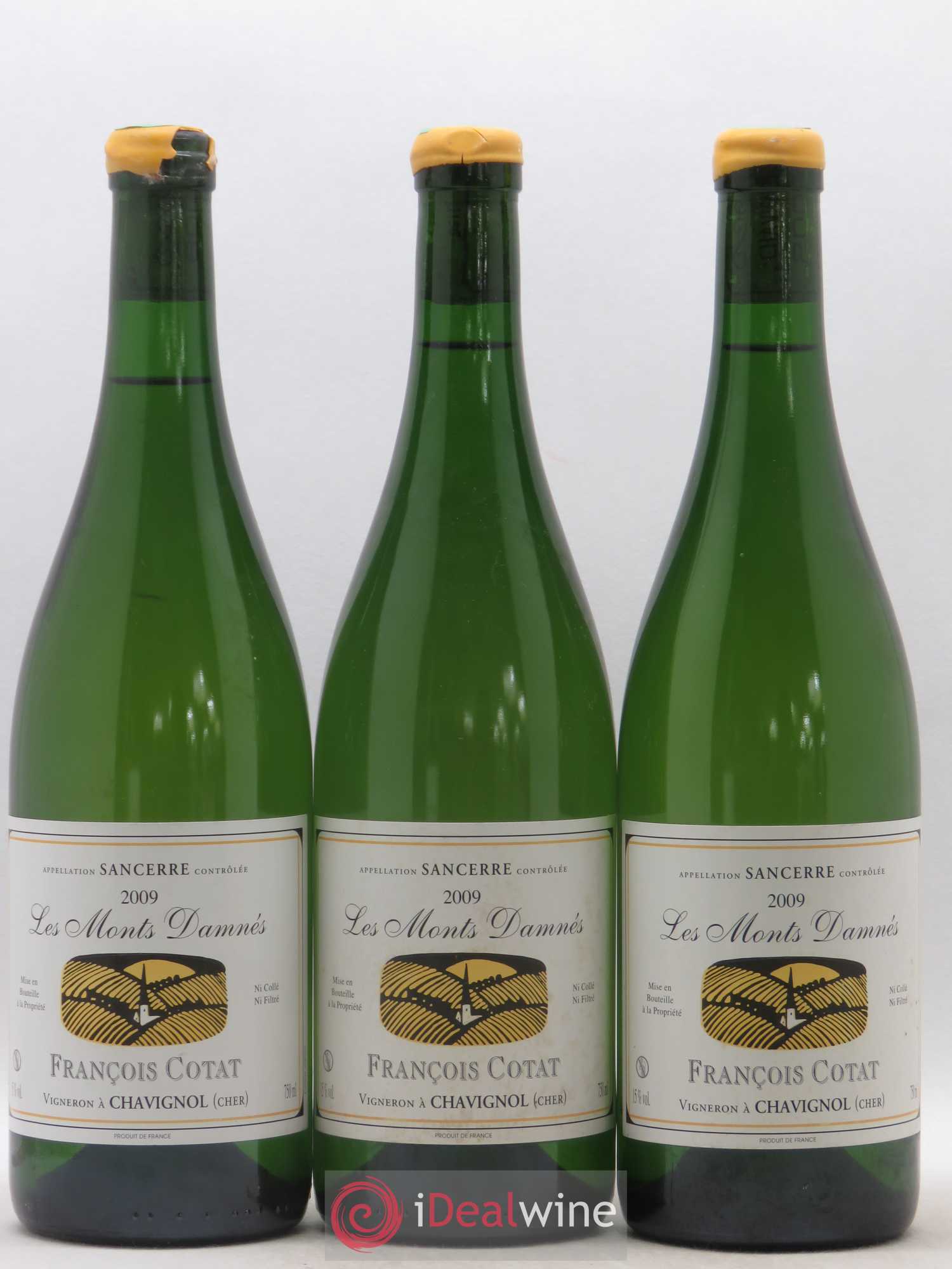 Sancerre Les Monts Damnés François Cotat 2009 - Lot de 3 bouteilles - 0