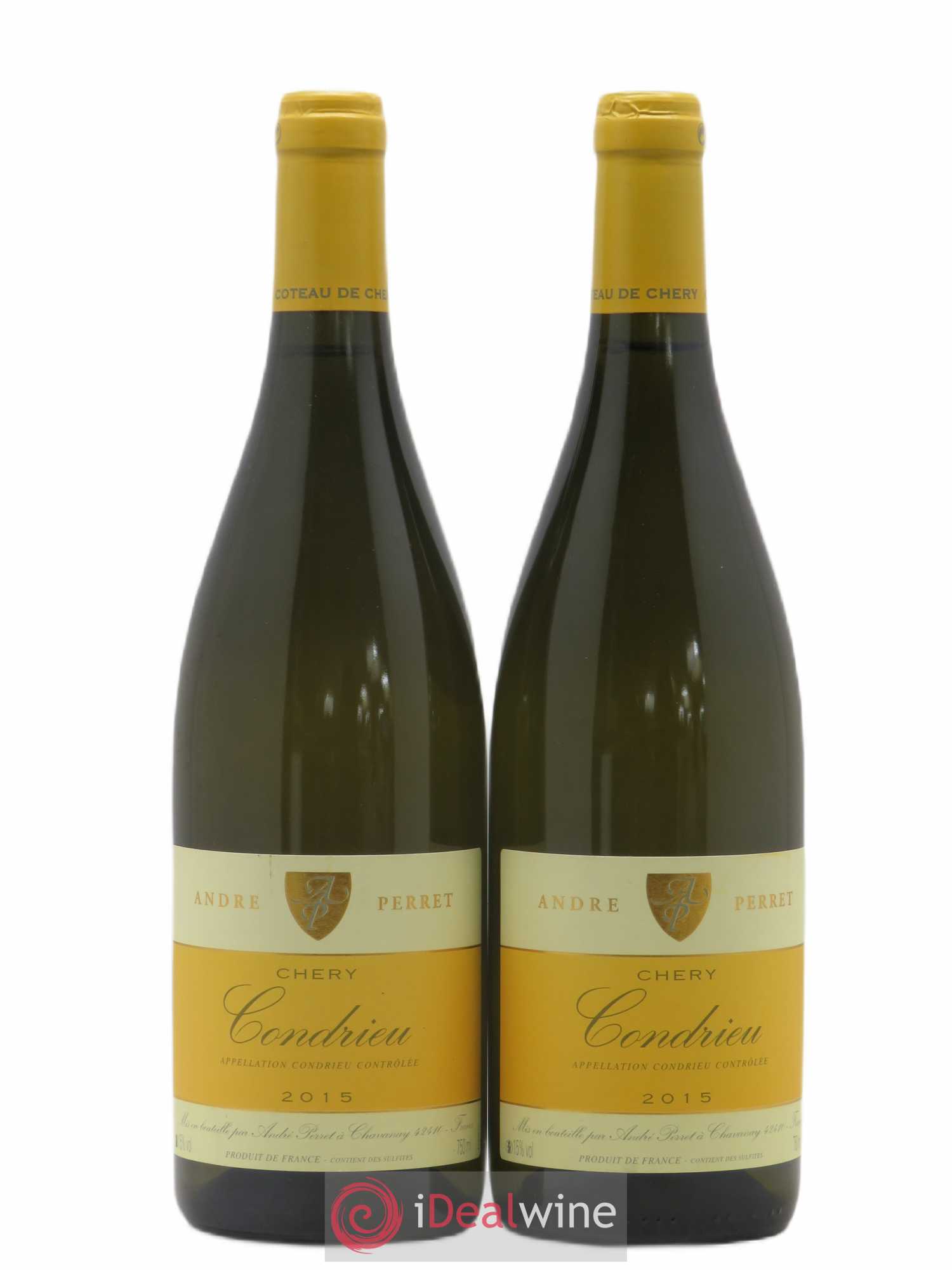 Condrieu Chery André Perret 2015 - Lot de 2 bouteilles - 0