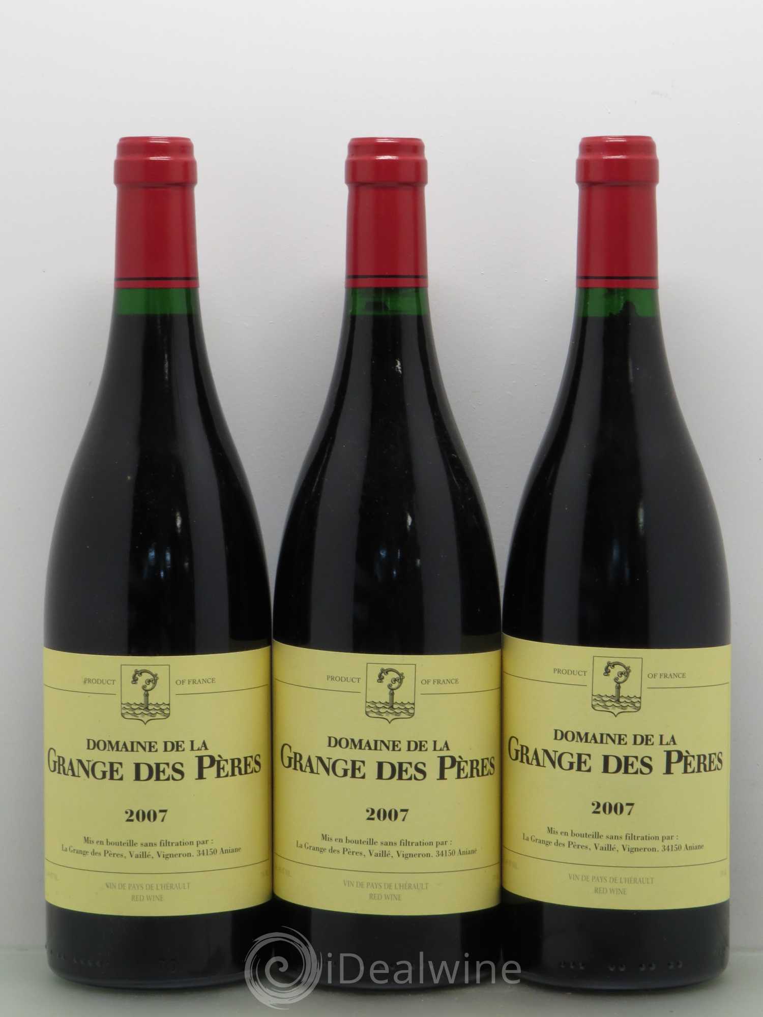 Pays d'Hérault Grange des Pères Laurent Vaillé 2007 - Lot de 6 bouteilles - 2