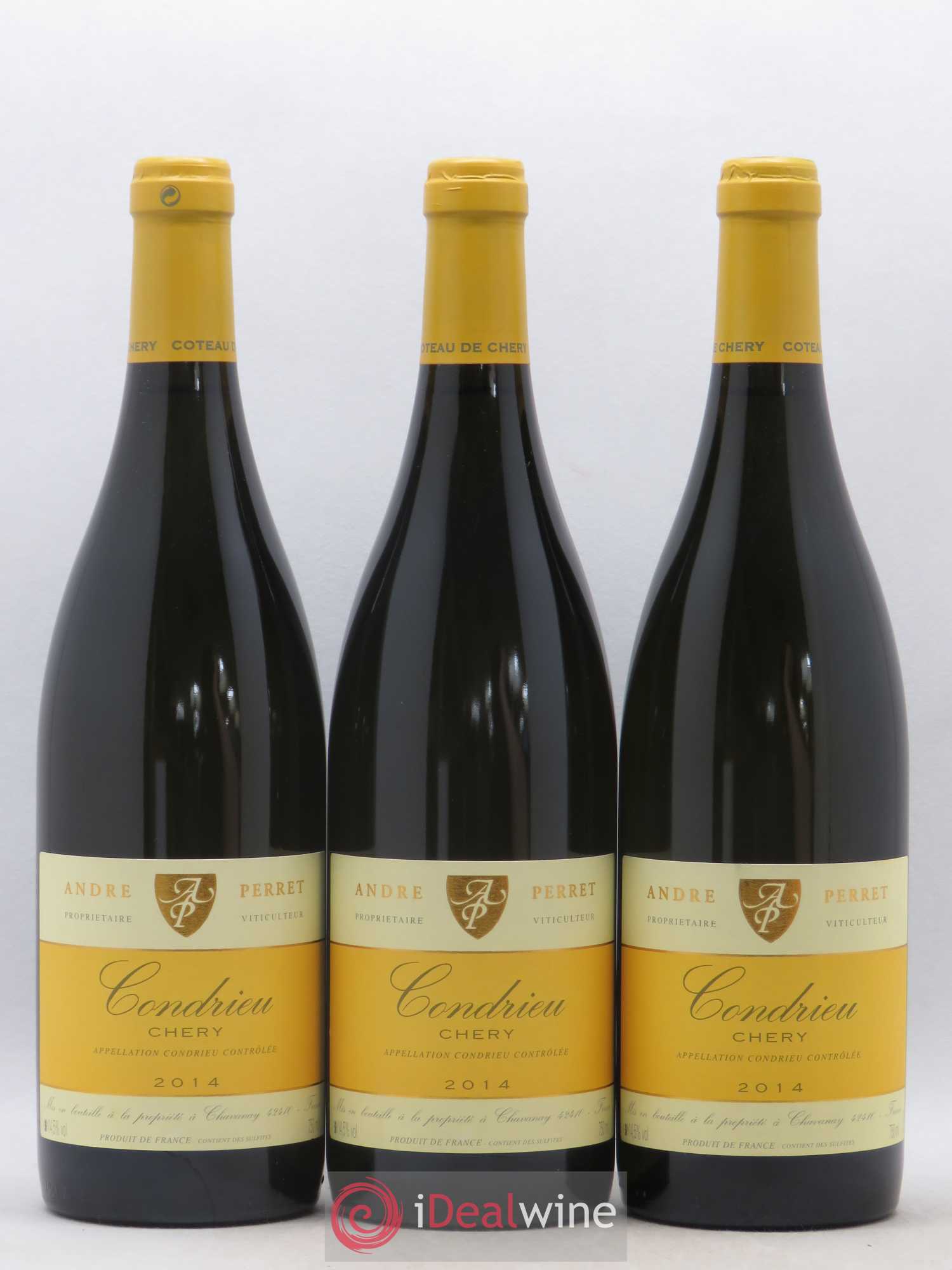 Condrieu Chery André Perret 2014 - Lot de 3 bouteilles - 0