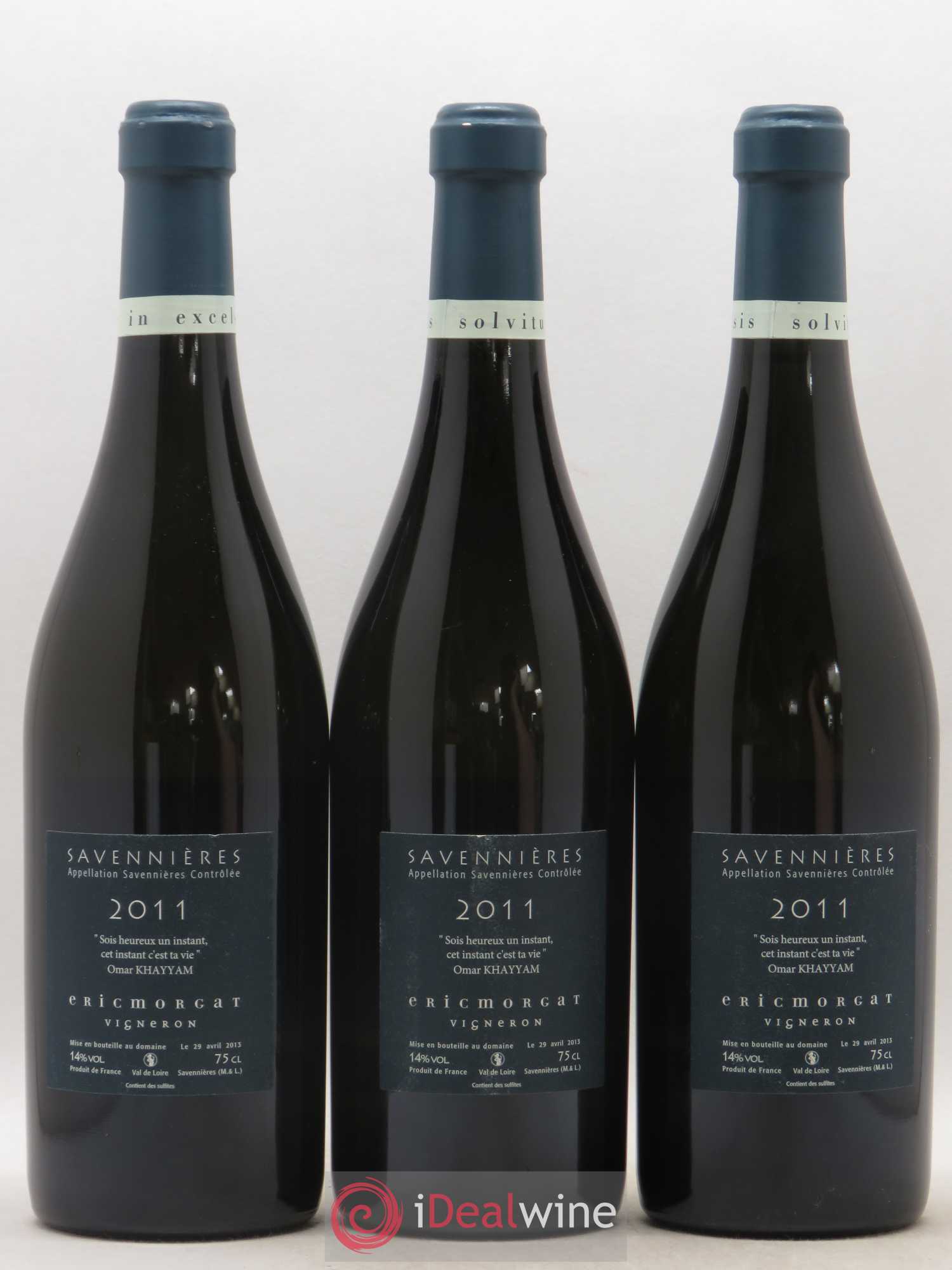 Savennières L'Enclos Eric Morgat 2011 - Posten von 3 Flaschen - 1