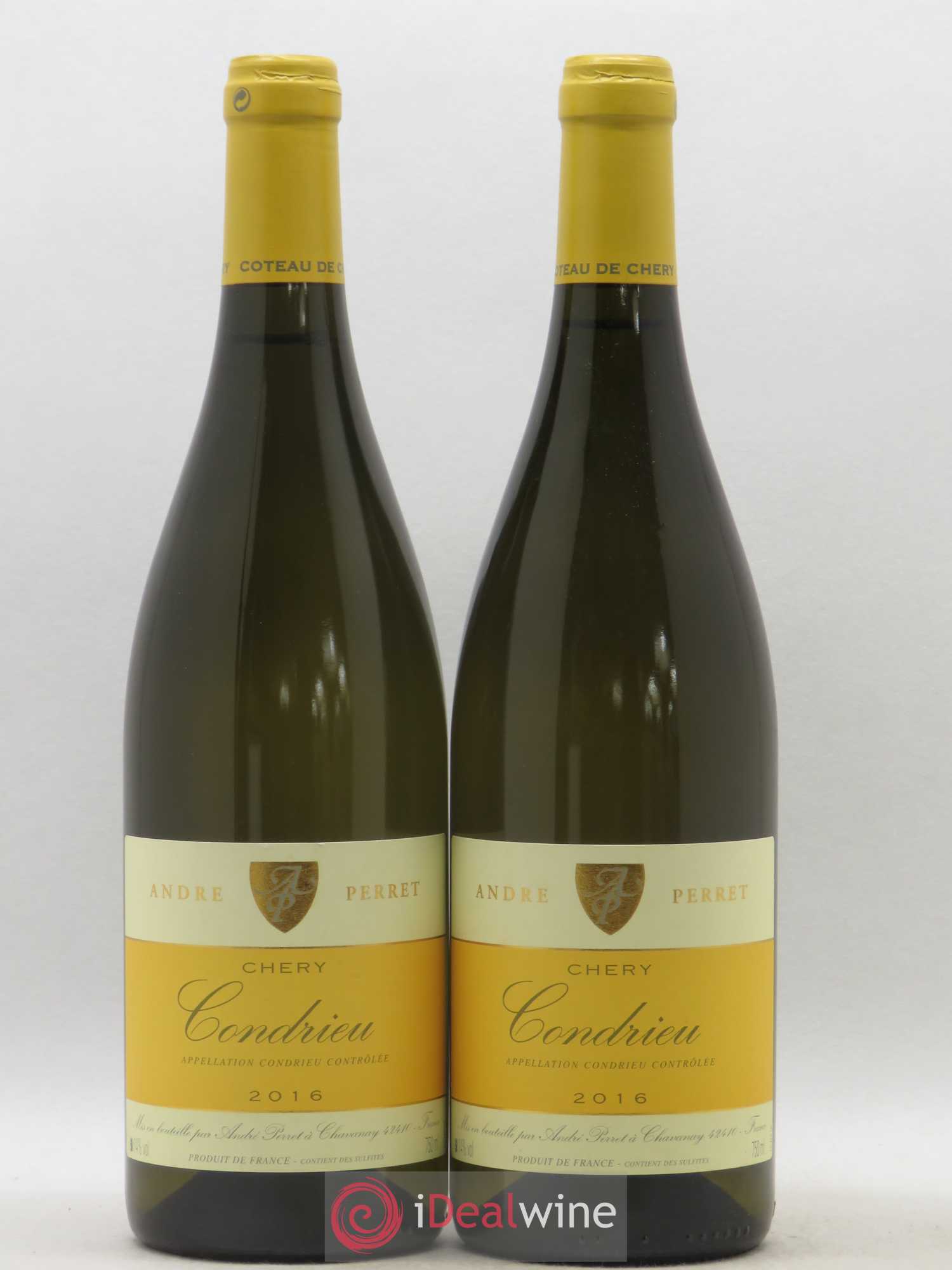 Condrieu Chery André Perret 2016 - Lot de 2 bouteilles - 0