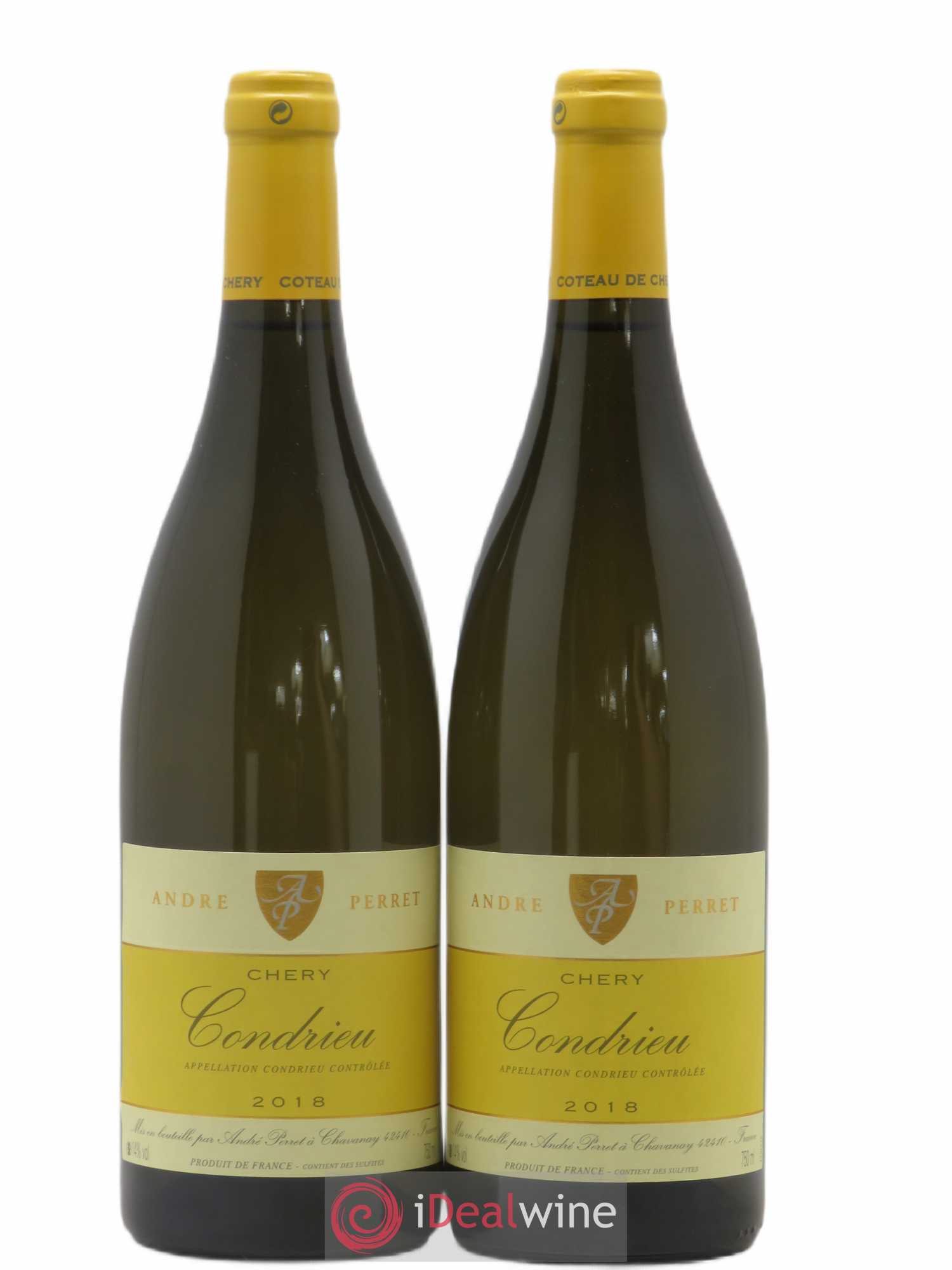 Condrieu Chery André Perret 2018 - Lot de 2 bouteilles - 0