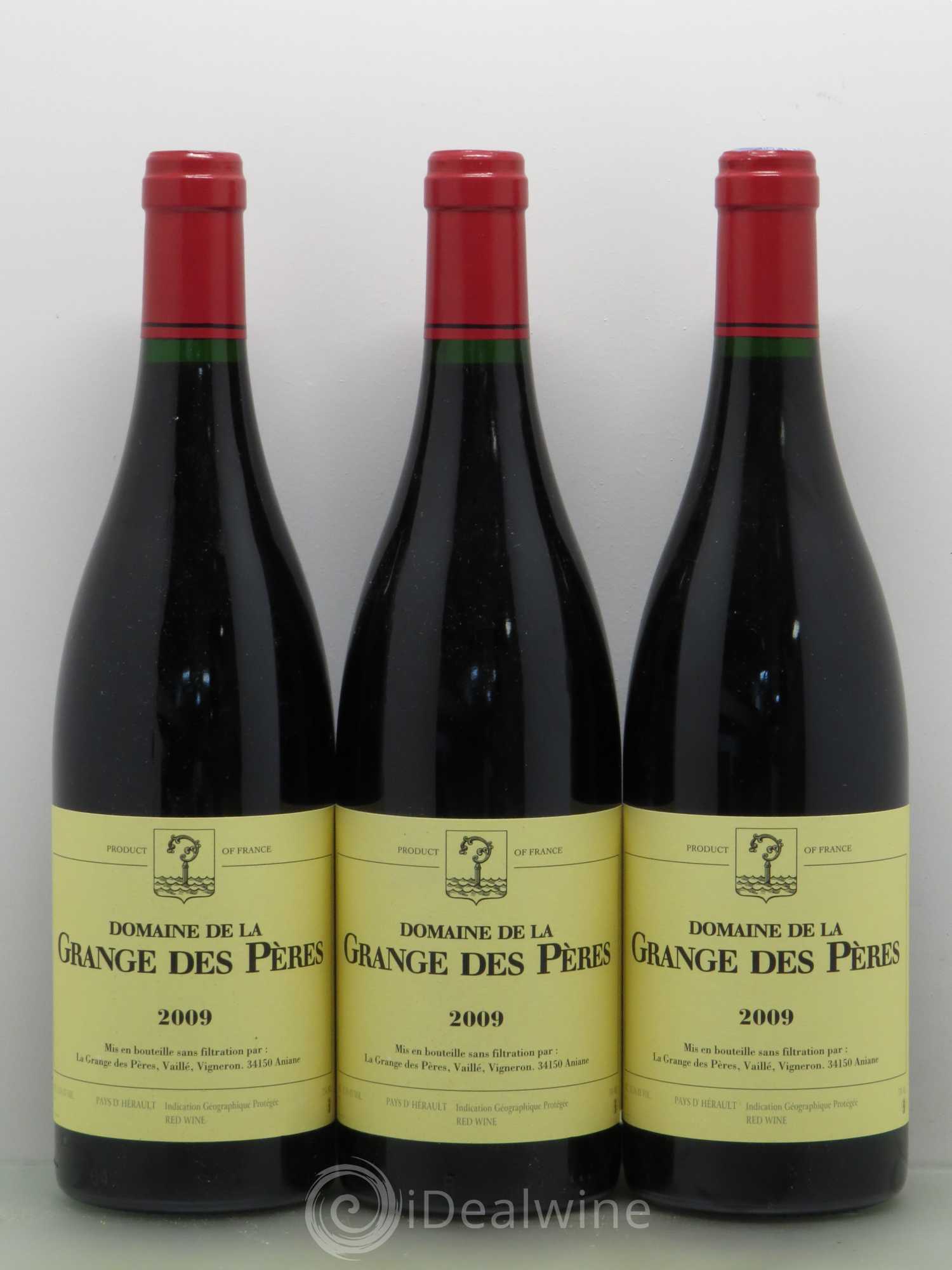 Pays d'Hérault Grange des Pères Laurent Vaillé 2009 - Lot de 6 bouteilles - 1