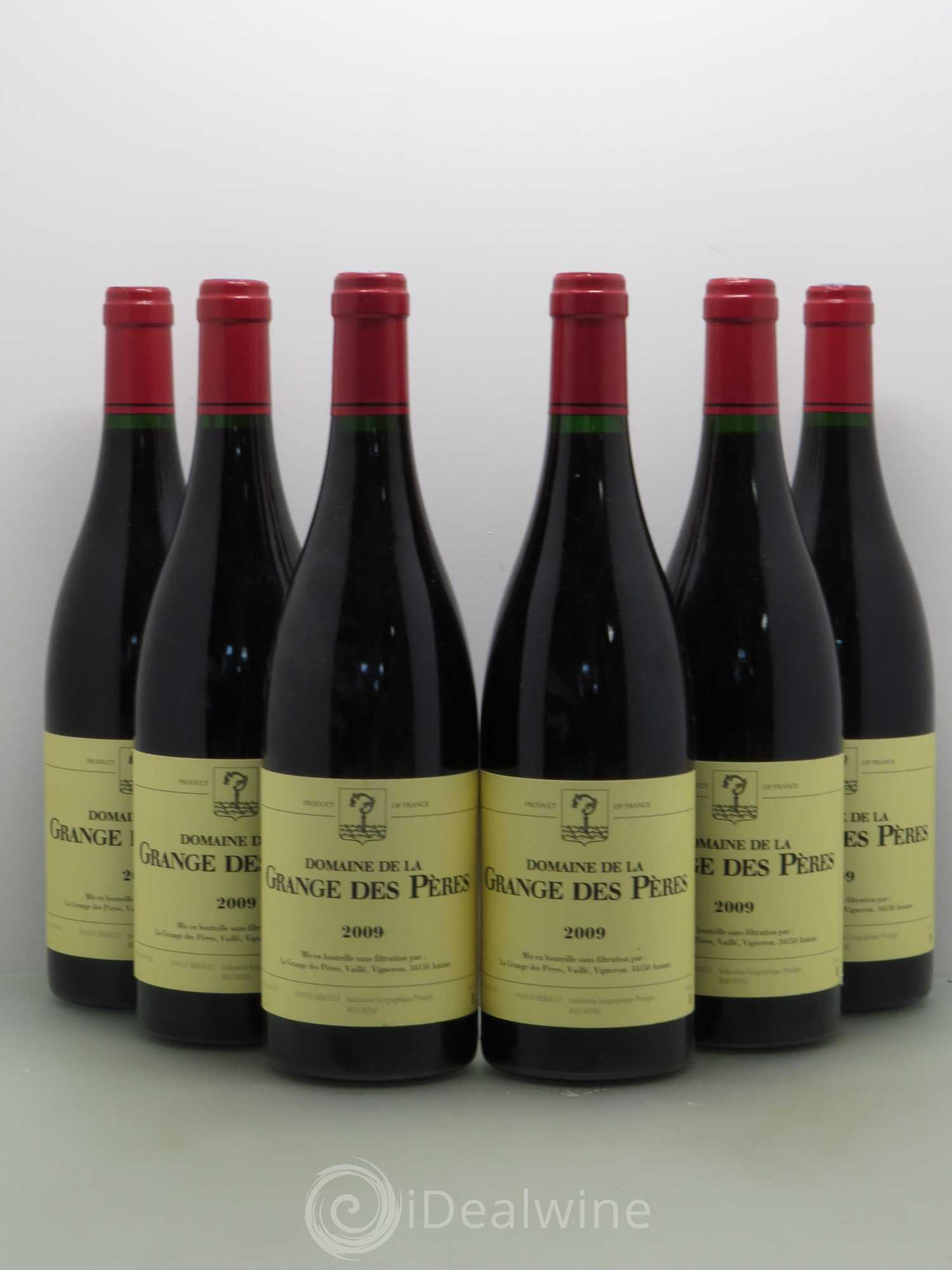 Pays d'Hérault Grange des Pères Laurent Vaillé 2009 - Lot de 6 bouteilles - 0