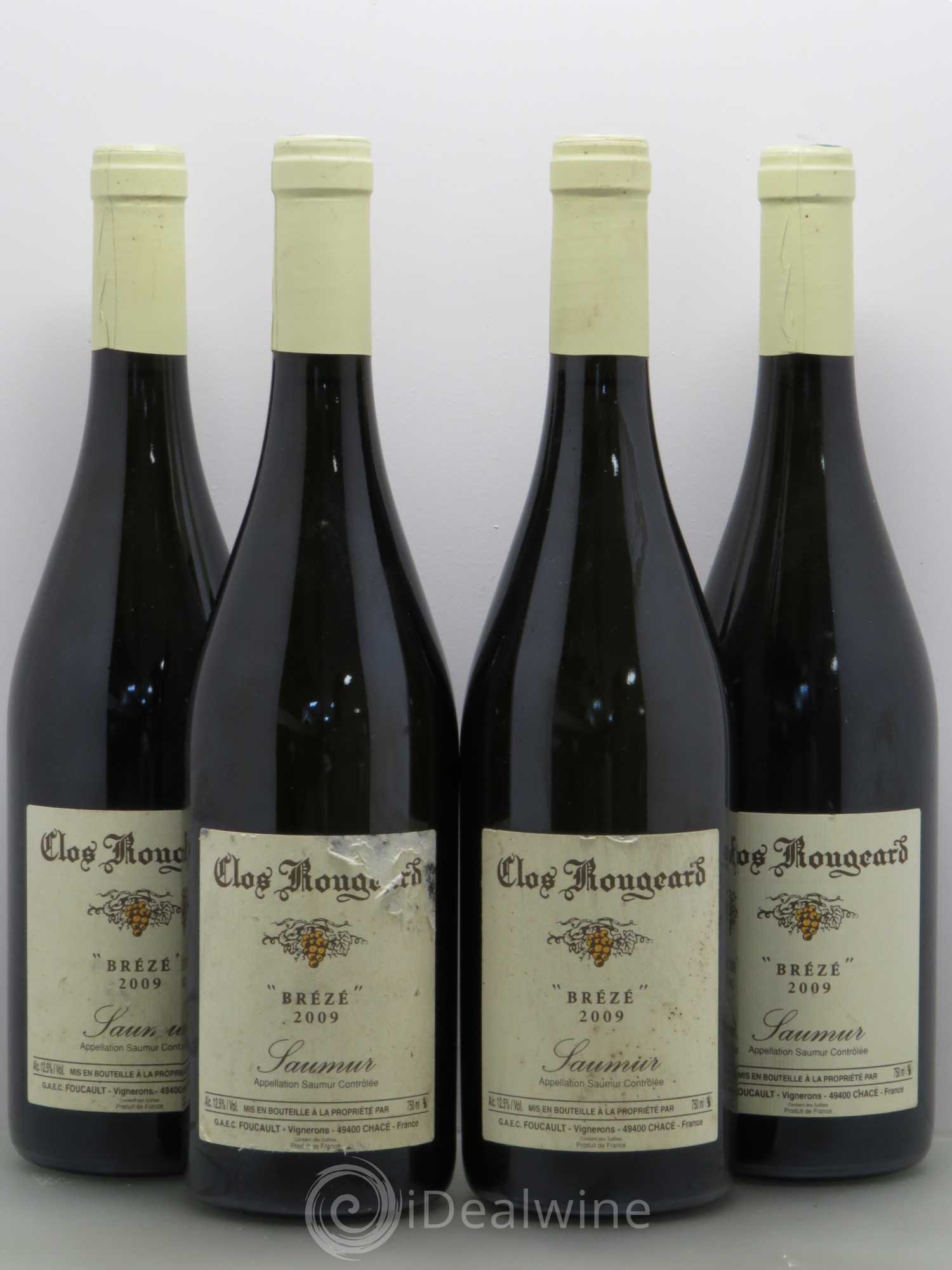 Saumur Brézé Clos Rougeard 2009 - Lot de 4 bouteilles - 0