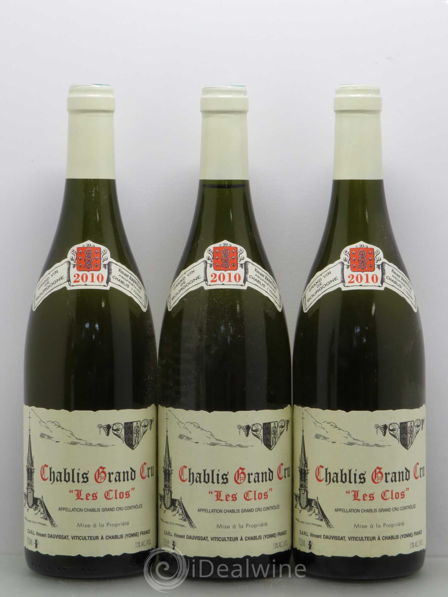 Chablis Grand Cru Les Clos Vincent Dauvissat (Domaine) 2010 - Lot de 6 bouteilles - 2
