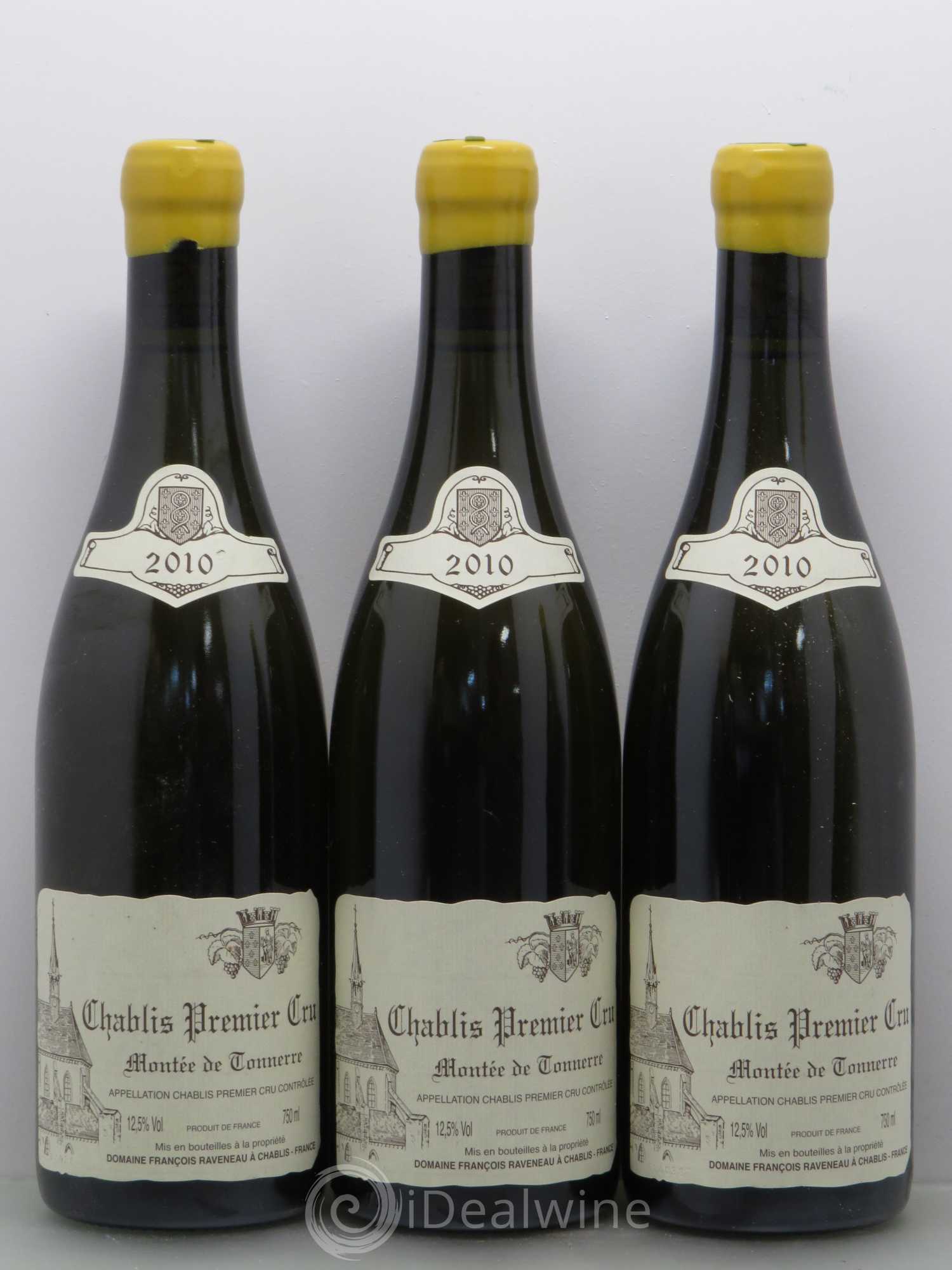 Chablis 1er Cru Montée de Tonnerre Raveneau (Domaine) 2010 - Lot de 12 bouteilles - 1