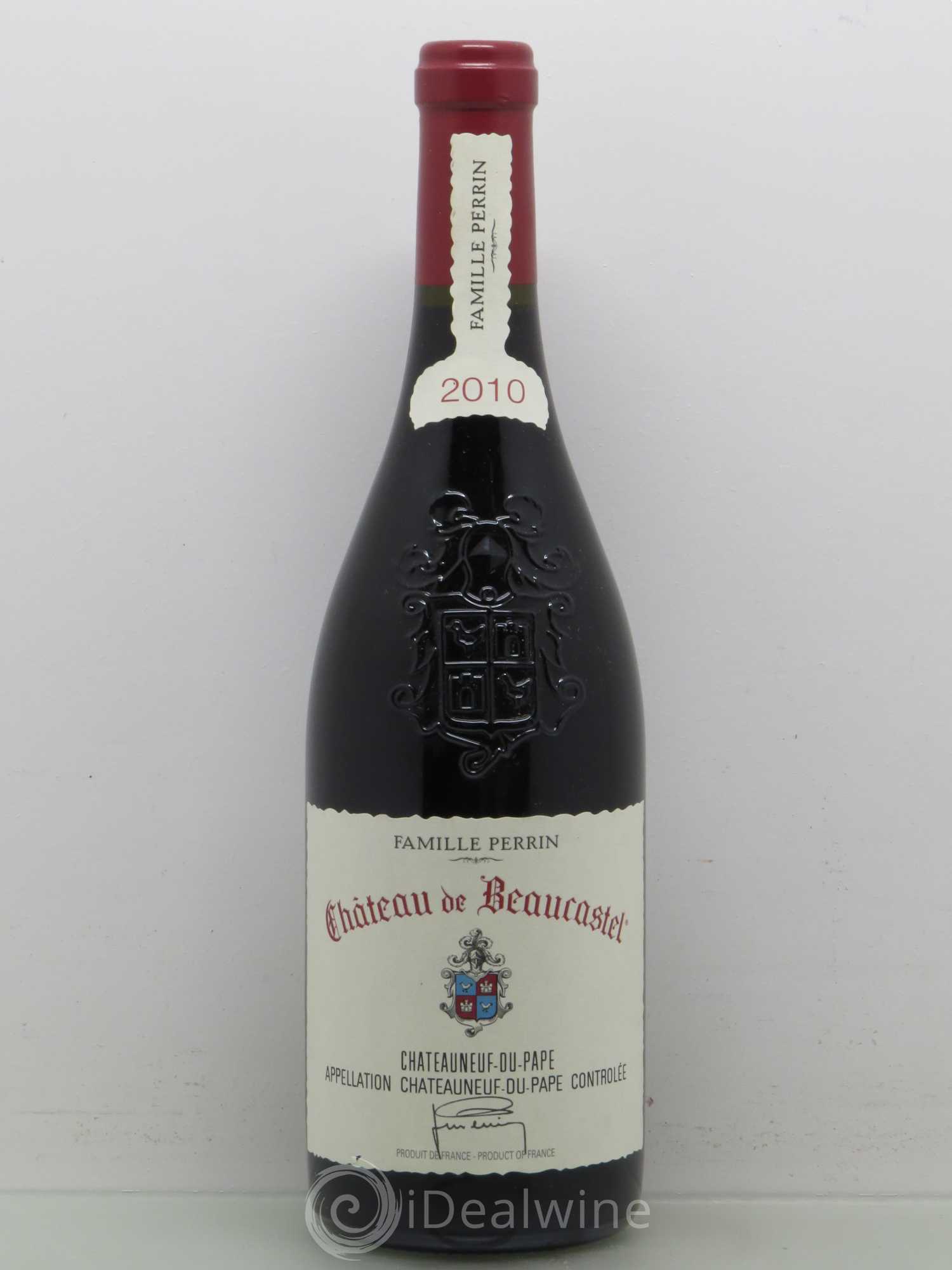 Châteauneuf-du-Pape Château de Beaucastel Famille Perrin 2010 - Lot de 1 bouteille - 0