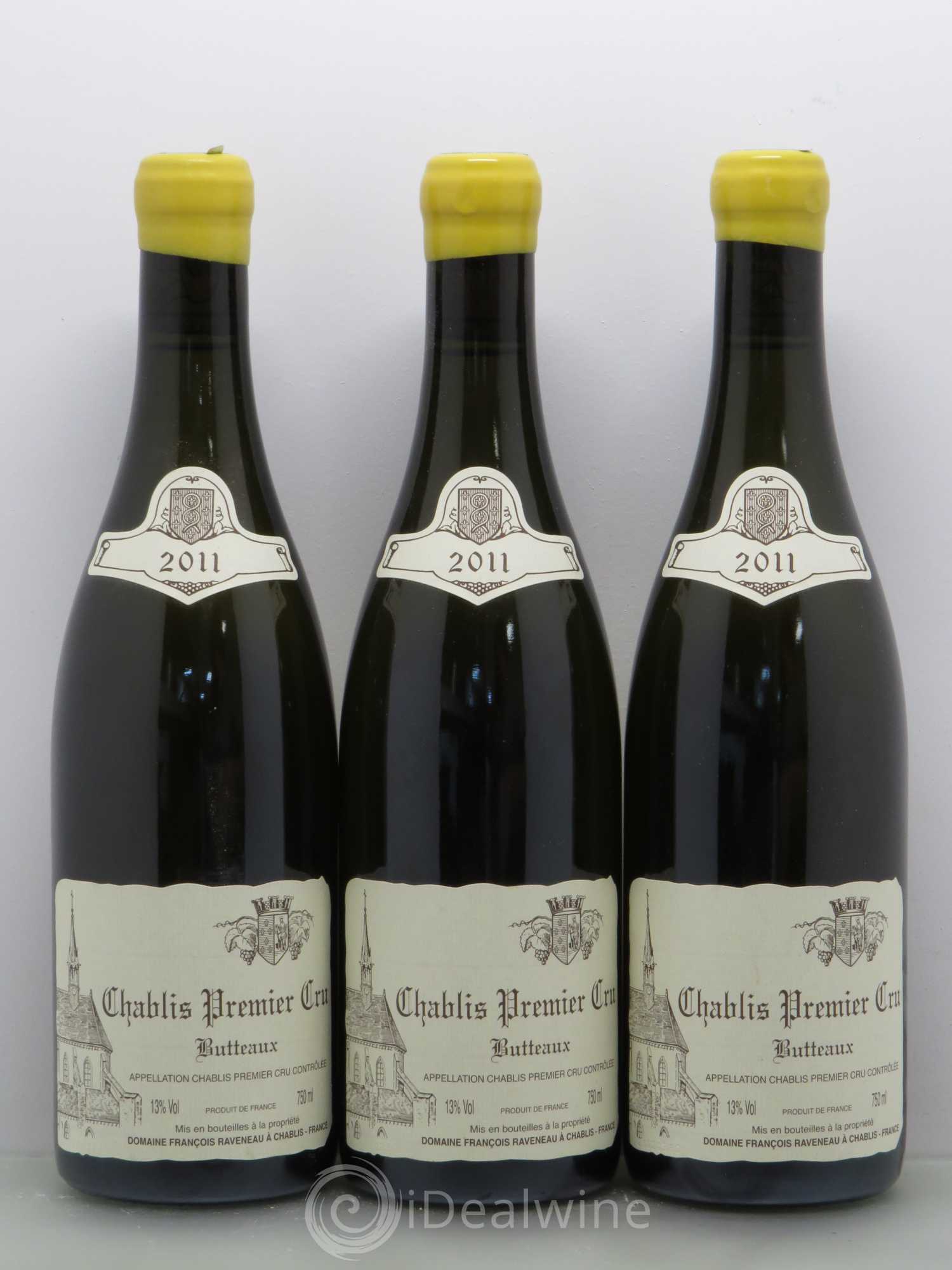 Chablis 1er Cru Butteaux Raveneau (Domaine) 2011 - Lot de 6 bouteilles - 1