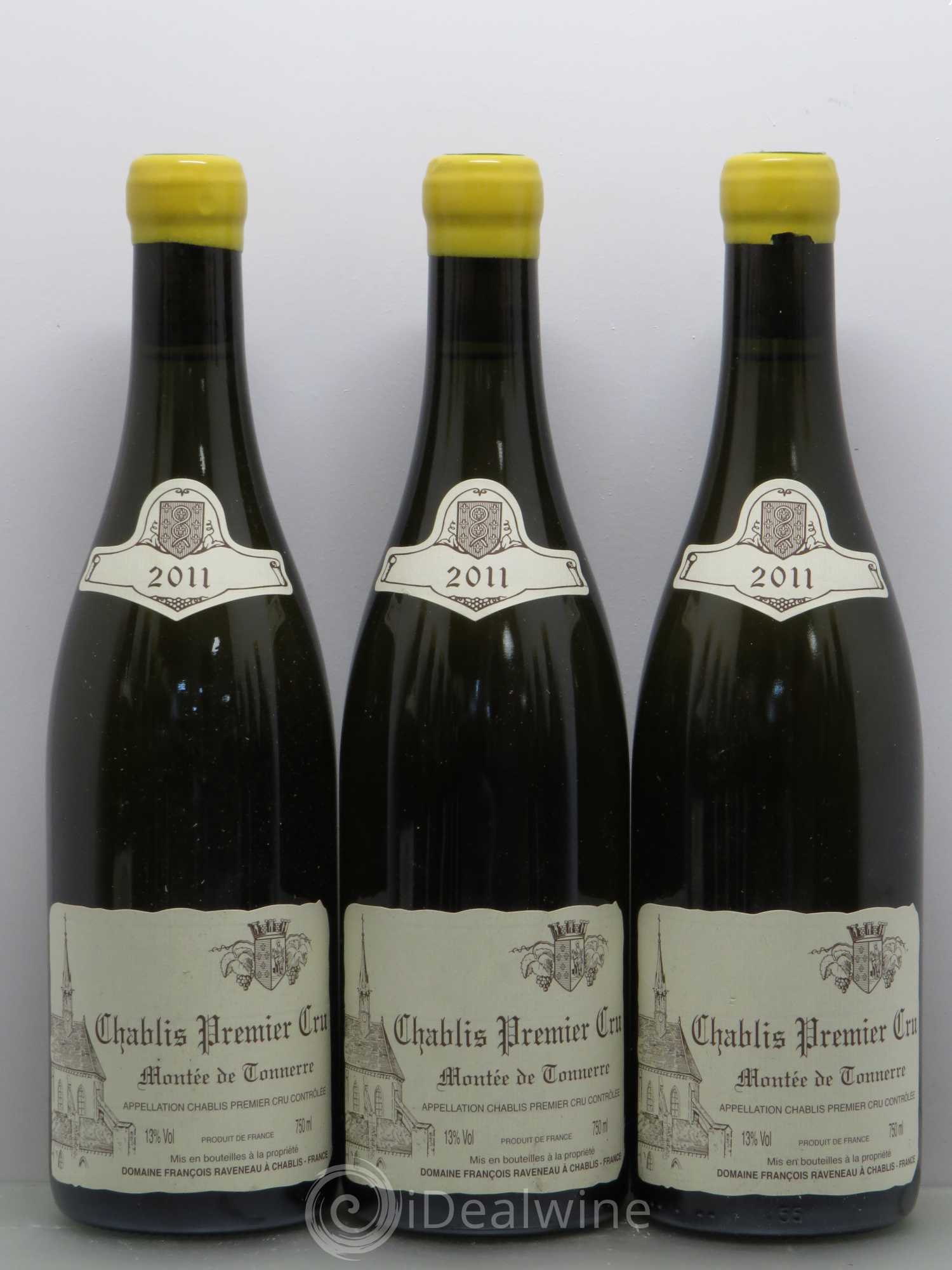 Chablis 1er Cru Montée de Tonnerre Raveneau (Domaine) 2011 - Lot de 12 bouteilles - 1