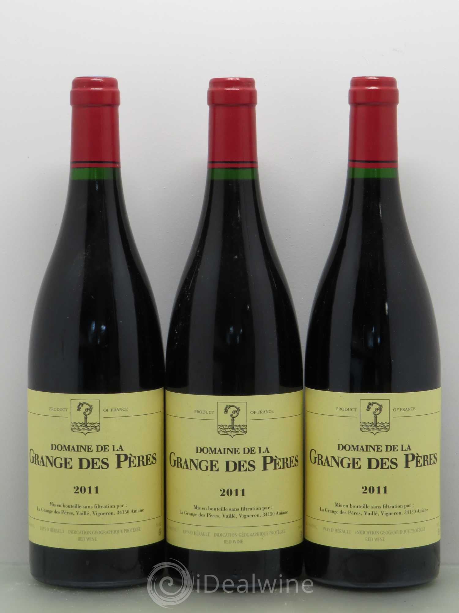 Pays d'Hérault Grange des Pères Laurent Vaillé 2011 - Lot de 6 bouteilles - 1