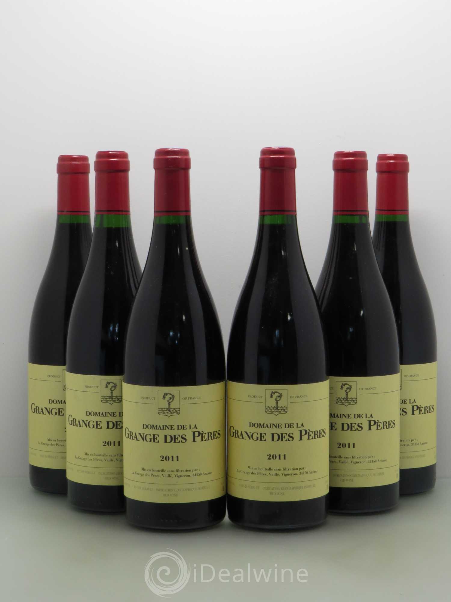 Pays d'Hérault Grange des Pères Laurent Vaillé 2011 - Lot de 6 bouteilles - 0