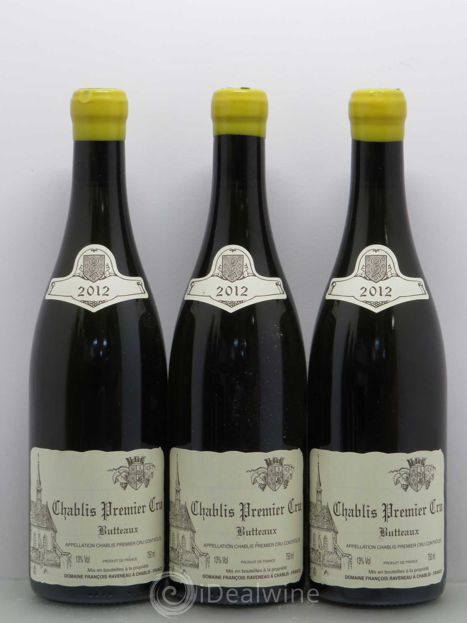 Chablis 1er Cru Butteaux Raveneau (Domaine) 2012 - Posten von 12 Flaschen - 2