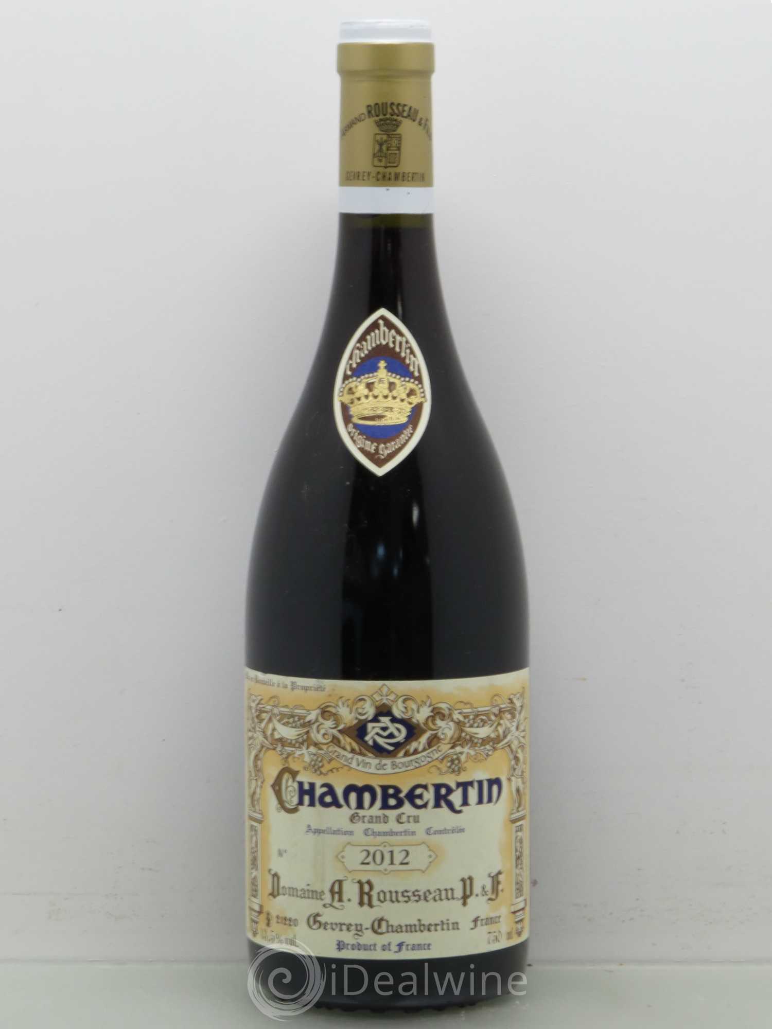Chambertin Grand Cru Armand Rousseau (Domaine) 2012 - Lot de 1 bouteille - 0