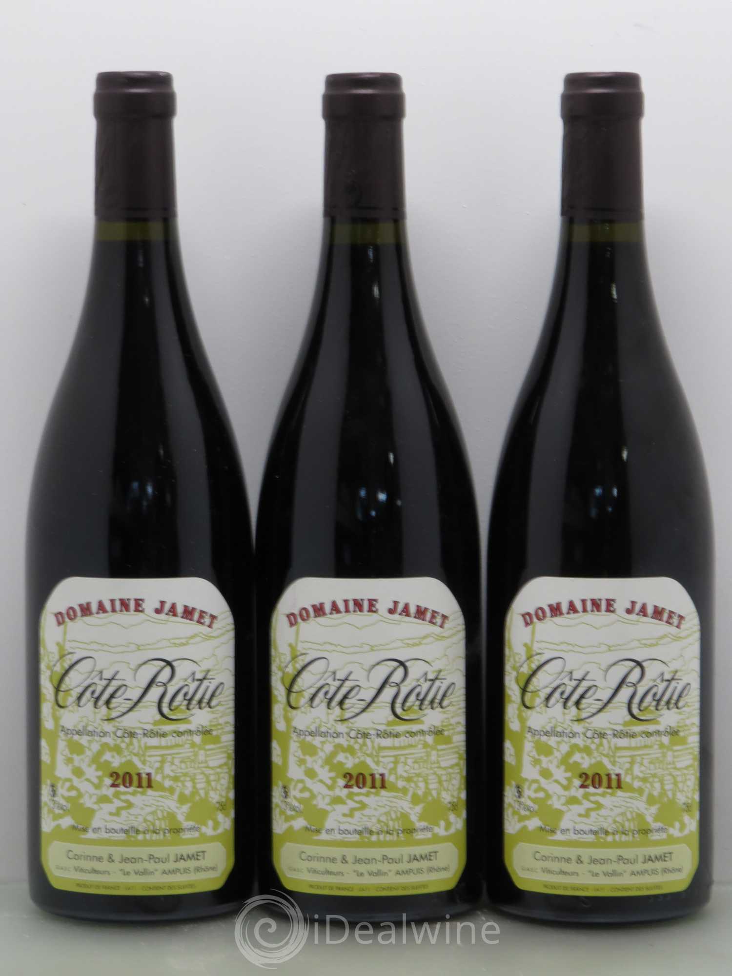 Côte-Rôtie Jamet (Domaine) 2011 - Lot de 3 bouteilles - 0