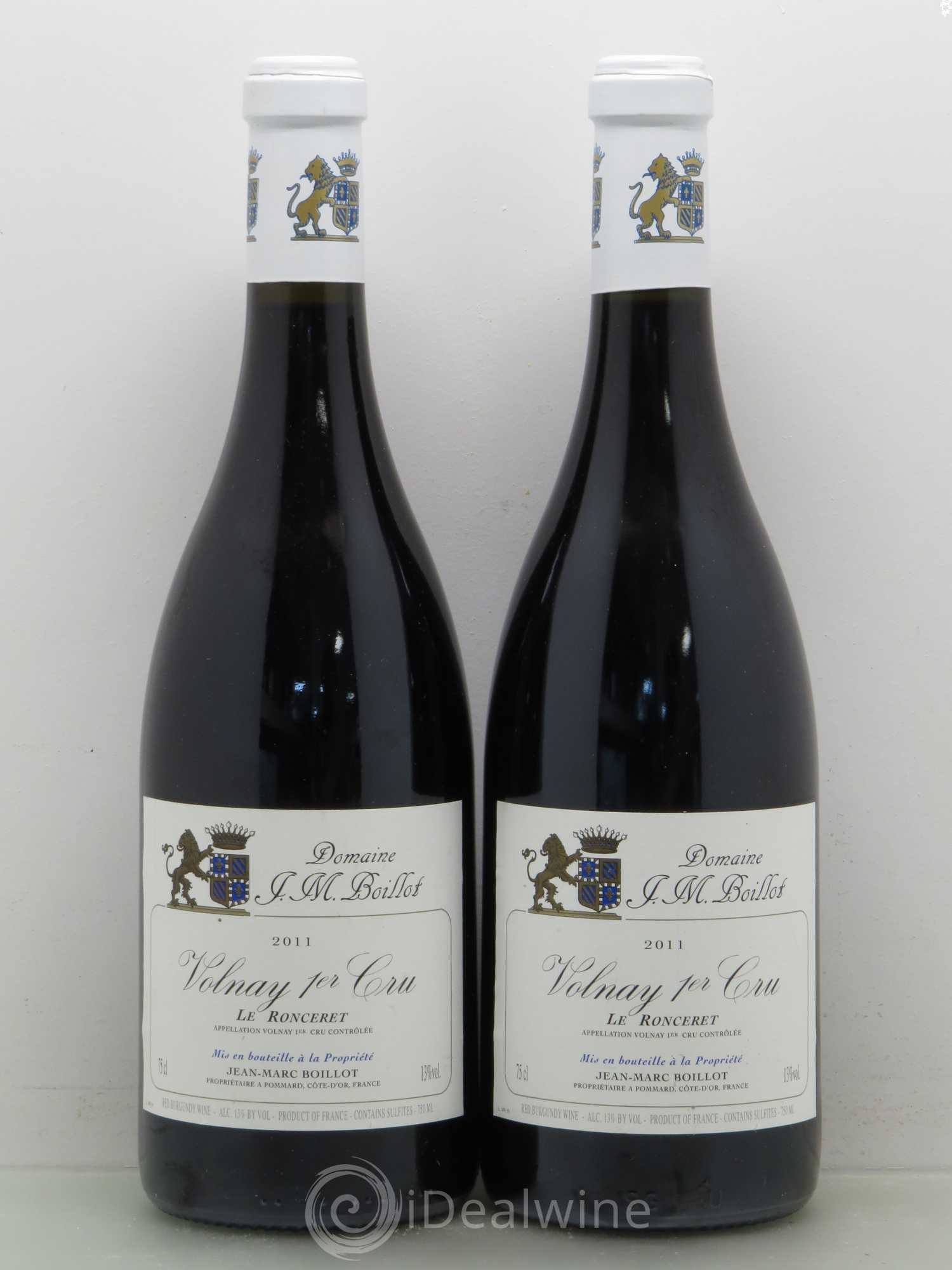 Volnay 1er Cru Le Ronceret Jean-Marc Boillot 2011 - Lot de 2 bouteilles - 0