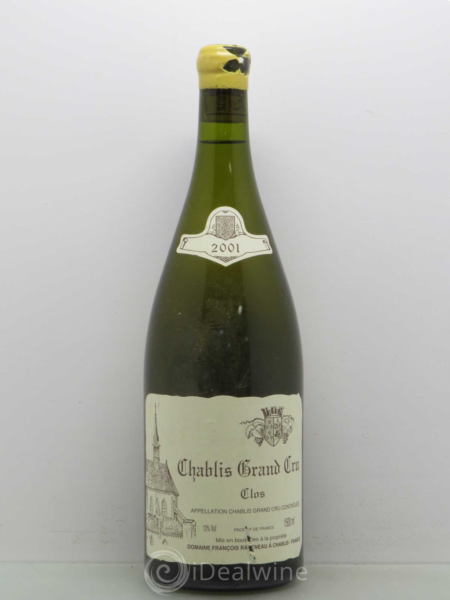Chablis Grand Cru Clos Raveneau (Domaine) 2001 - Lot de 1 magnum - 0