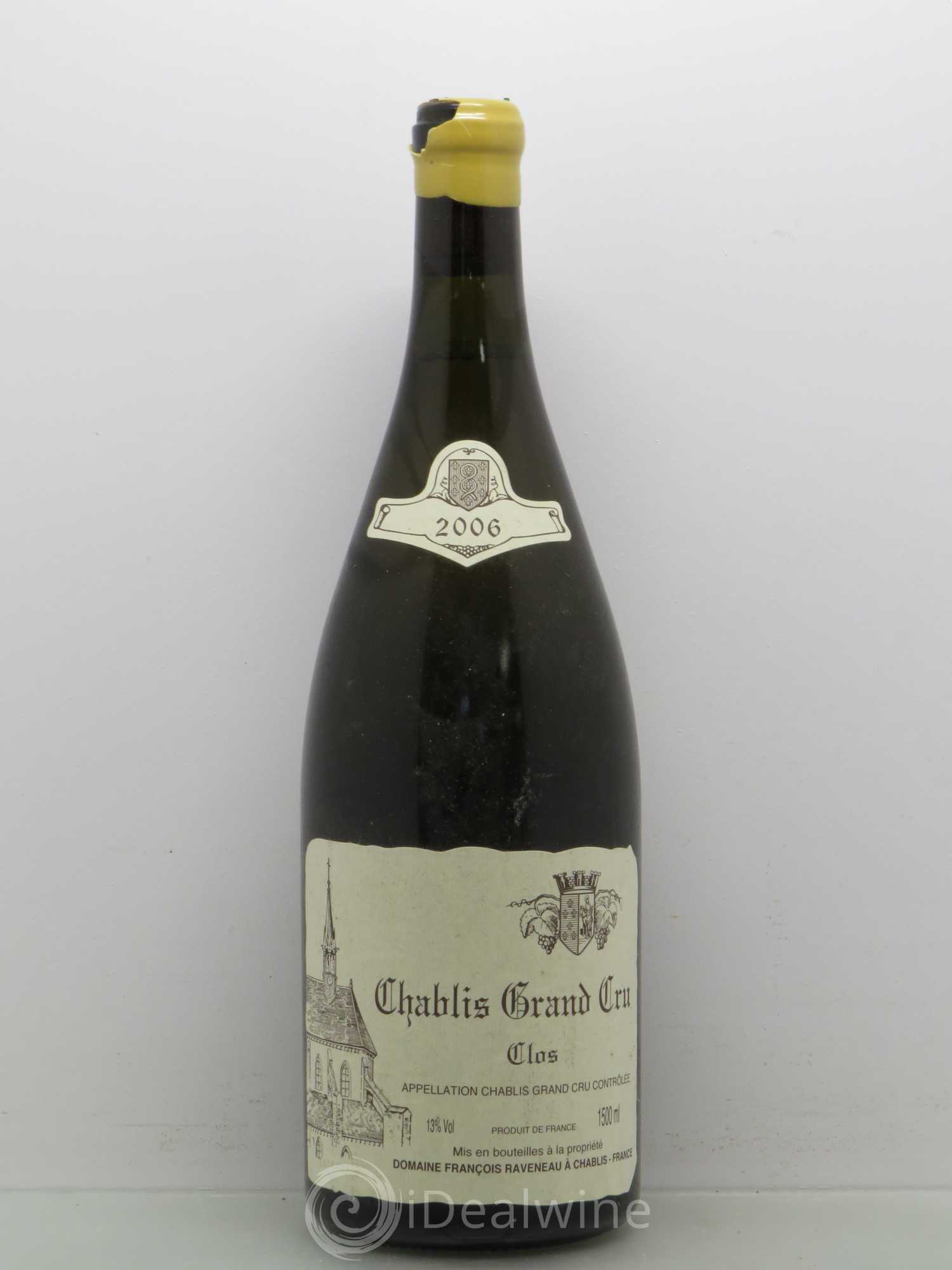Chablis Grand Cru Clos Raveneau (Domaine) 2006 - Lot de 1 magnum - 0