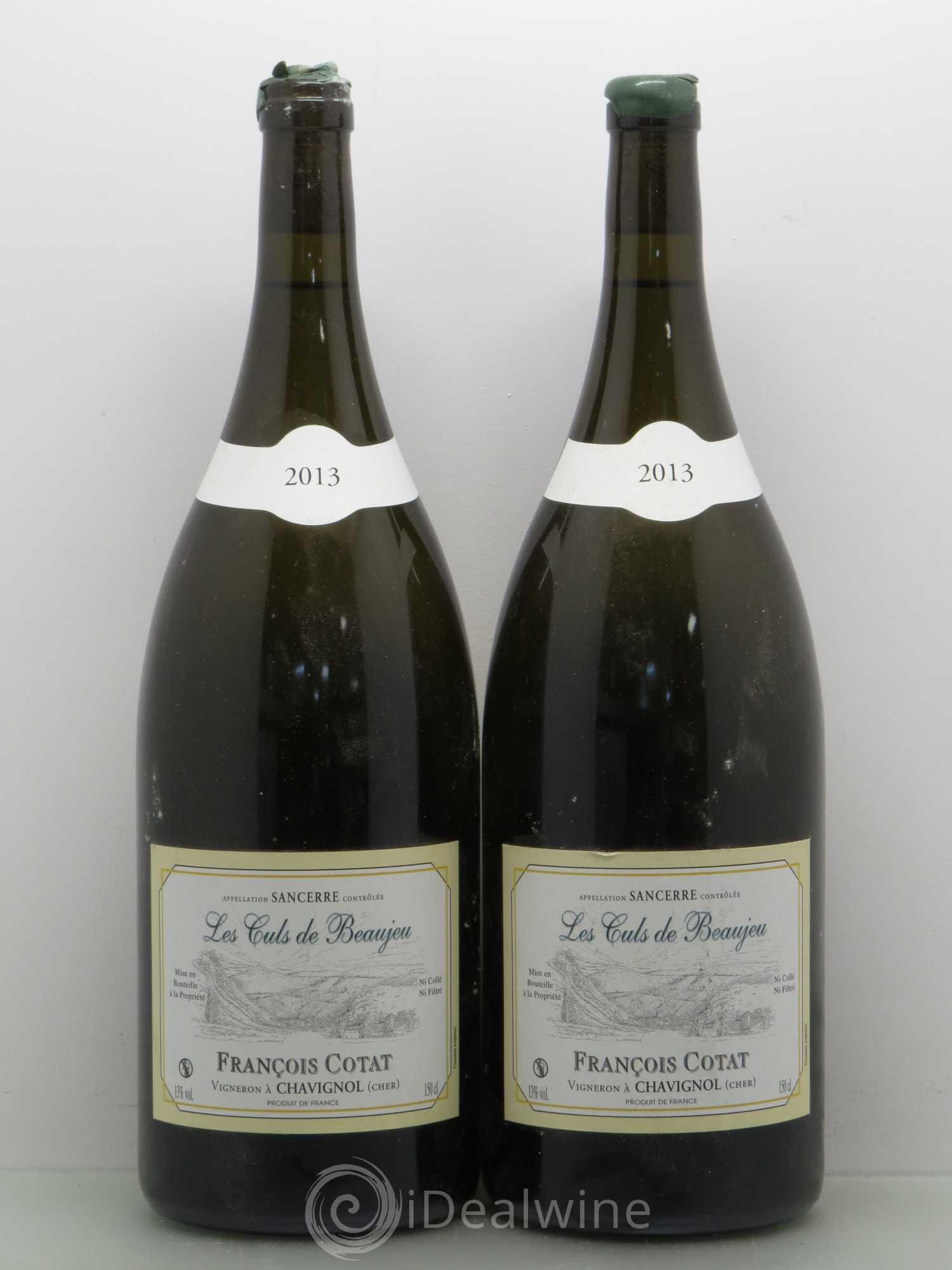 Sancerre Les Culs de Beaujeu François Cotat 2013 - Lot de 2 magnums - 0