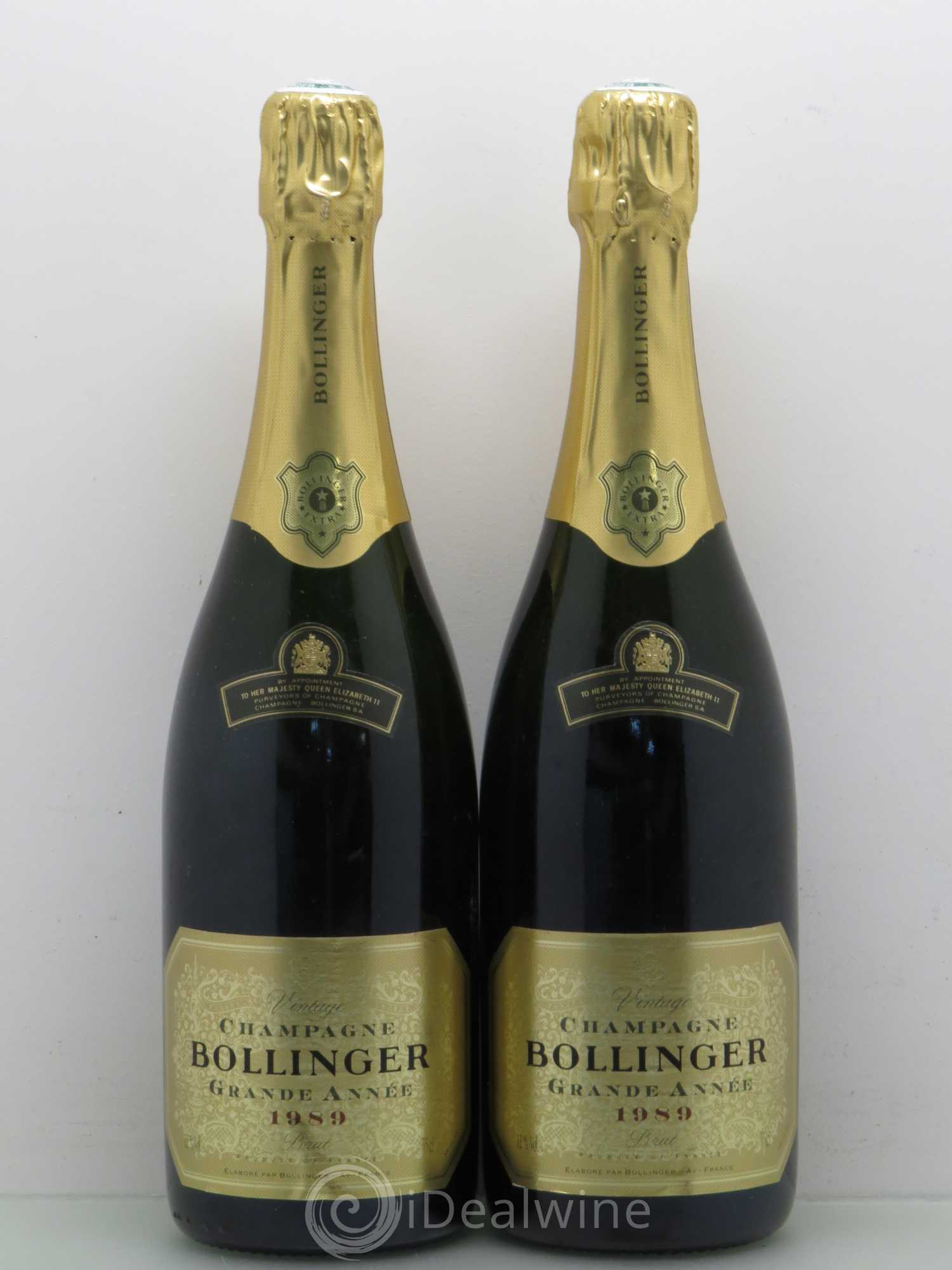 La Grande Année Brut Bollinger 1989 - Lot de 2 bouteilles - 0
