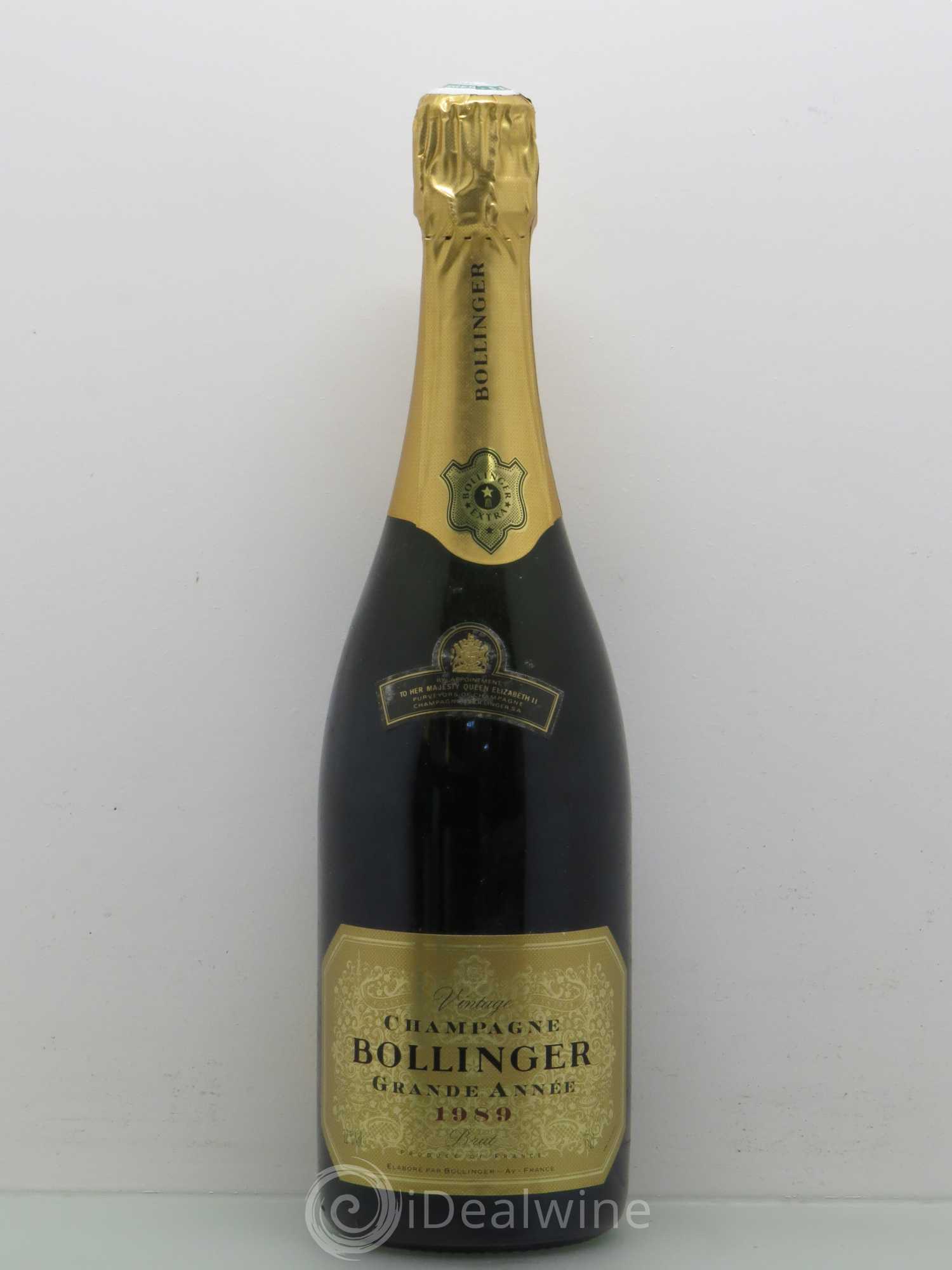 La Grande Année Brut Bollinger 1989 - Lot de 1 bouteille - 0