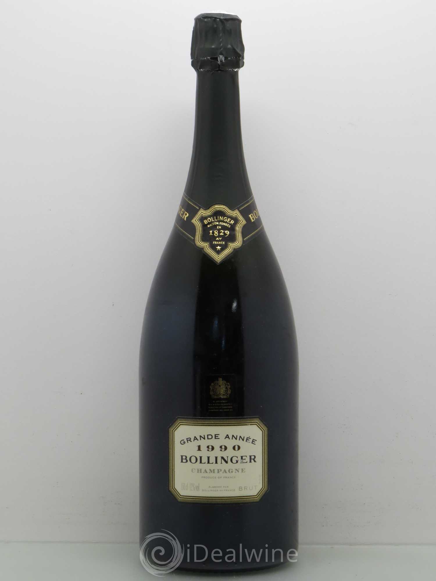 La Grande Année Brut Bollinger 1990 - Lot de 1 magnum - 0