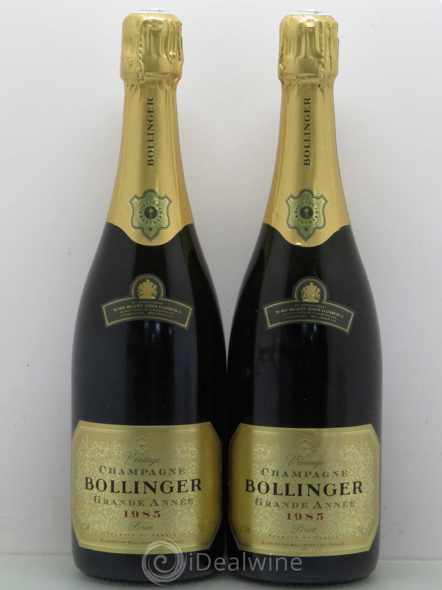 La Grande Année Brut Bollinger 1985 - Lot de 2 bouteilles - 0