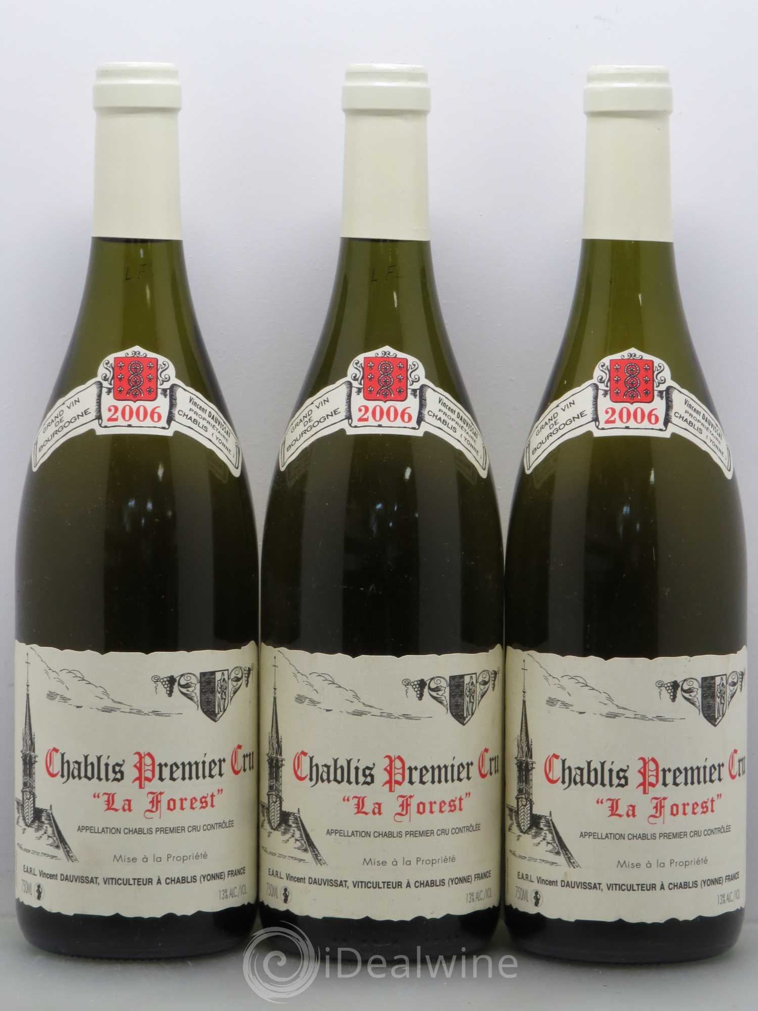 Chablis 1er Cru La Forest Vincent Dauvissat (Domaine) 2006 - Lot de 6 bouteilles - 1
