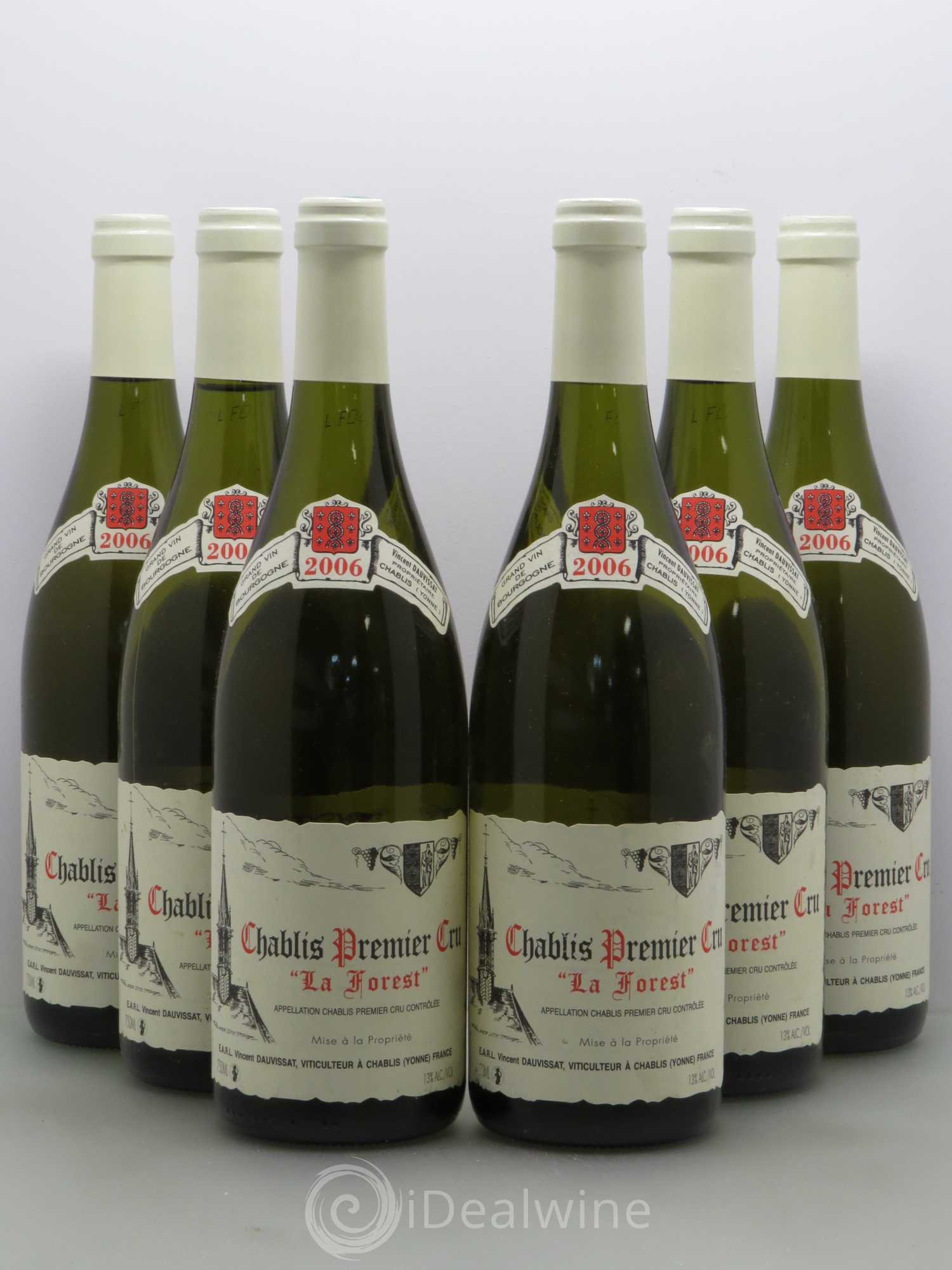 Chablis 1er Cru La Forest Vincent Dauvissat (Domaine) 2006 - Lot de 6 bouteilles - 0