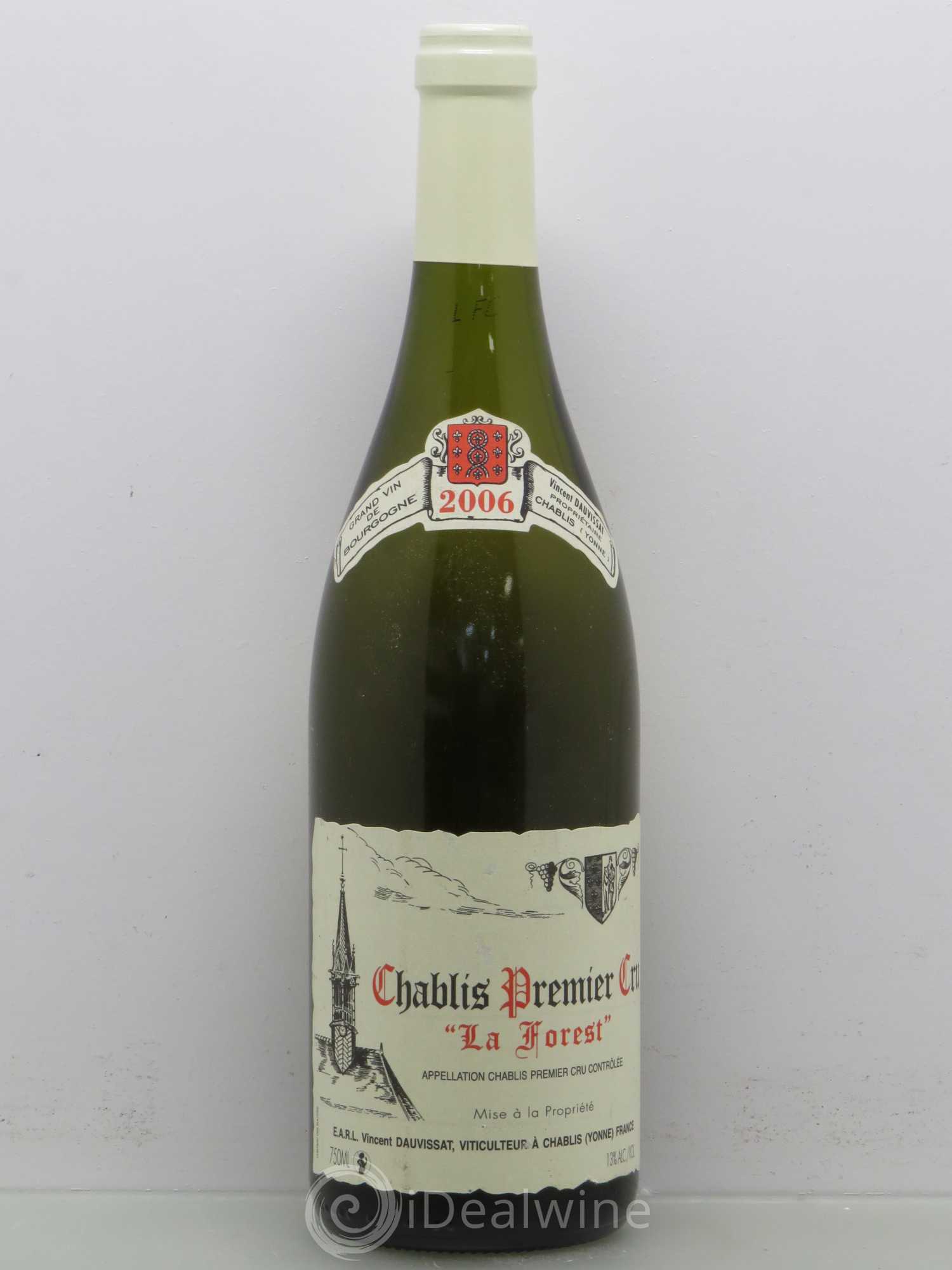 Chablis 1er Cru La Forest Vincent Dauvissat (Domaine) 2006 - Lot de 1 bouteille - 0