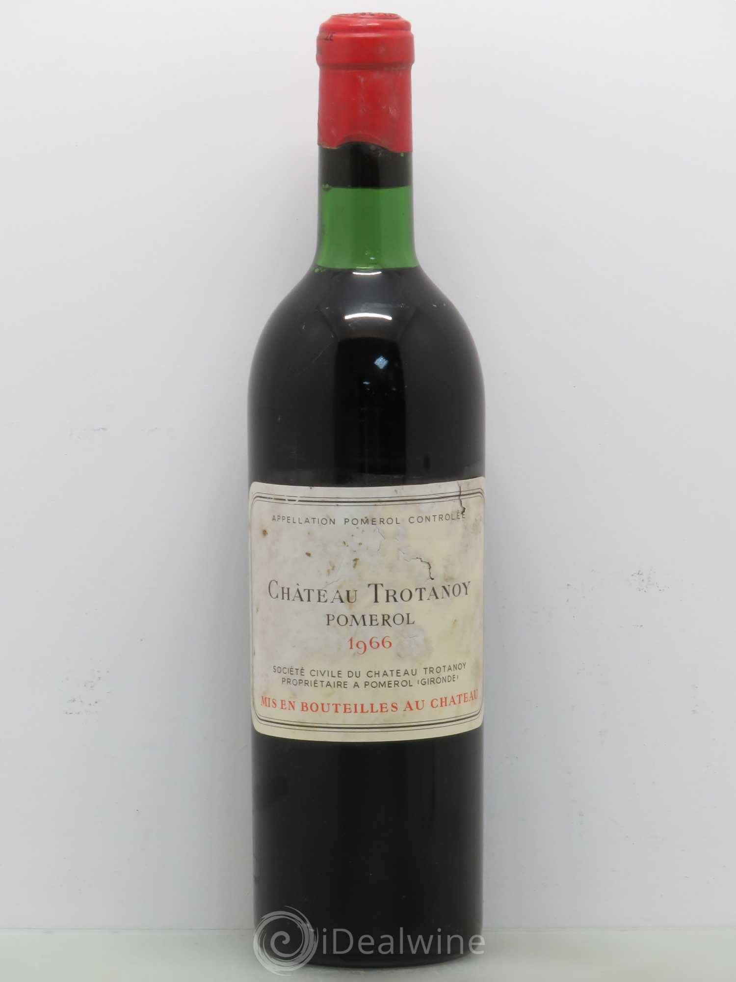 Château Trotanoy 1966 - Lot de 1 bouteille - 0