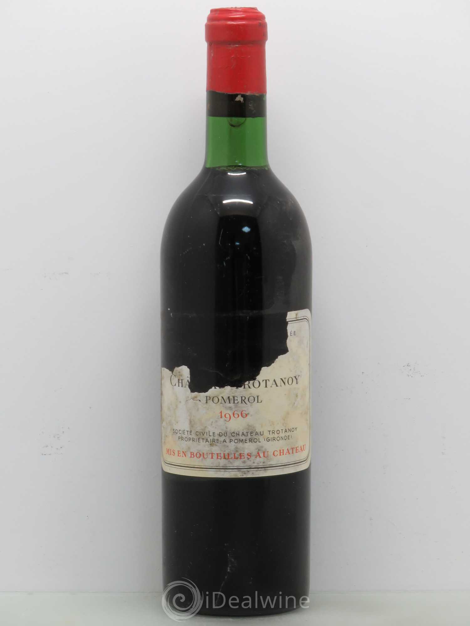 Château Trotanoy 1966 - Lot de 1 bouteille - 0