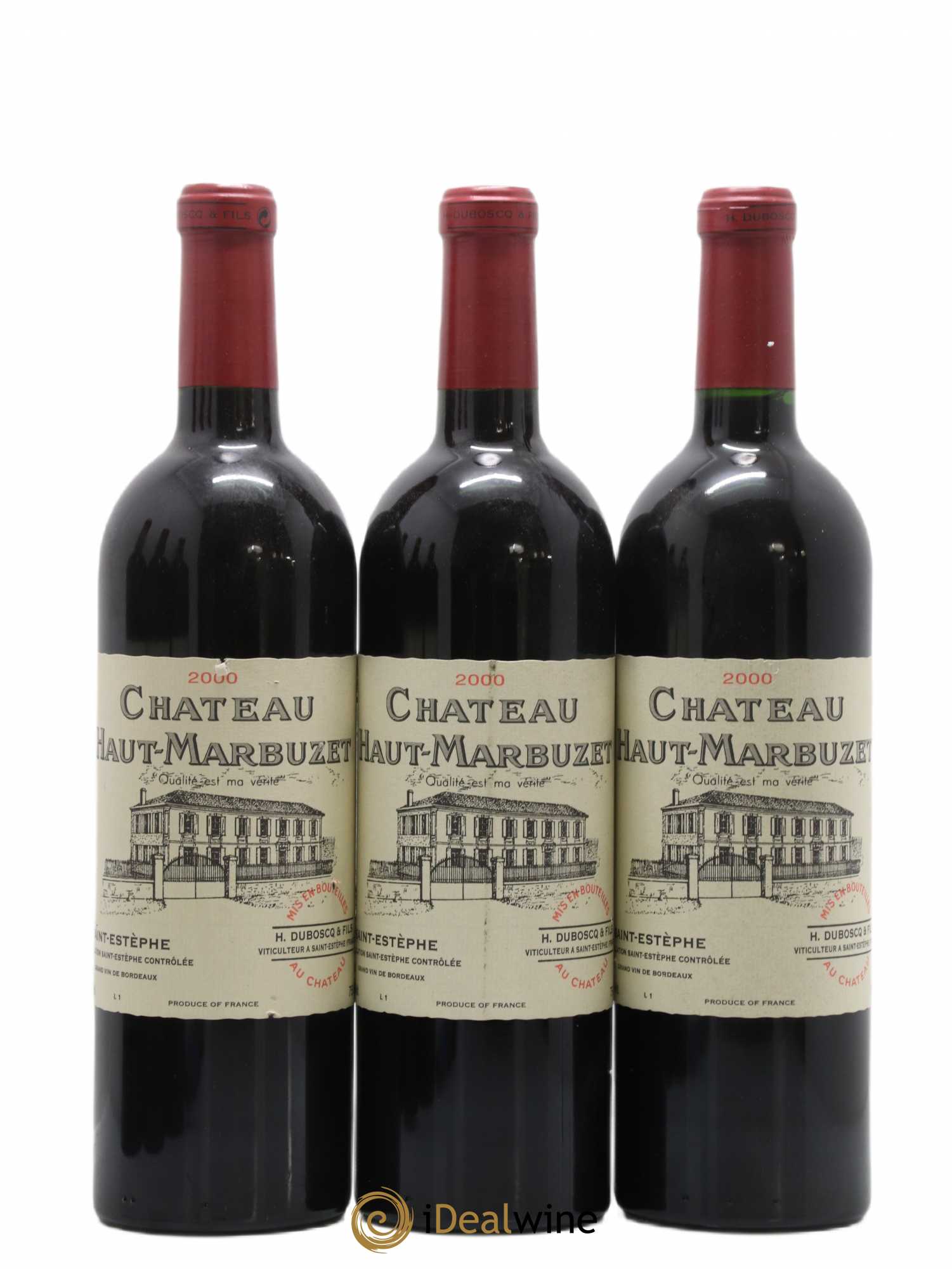 Château Haut Marbuzet 2000 - Lot de 6 bouteilles - 1