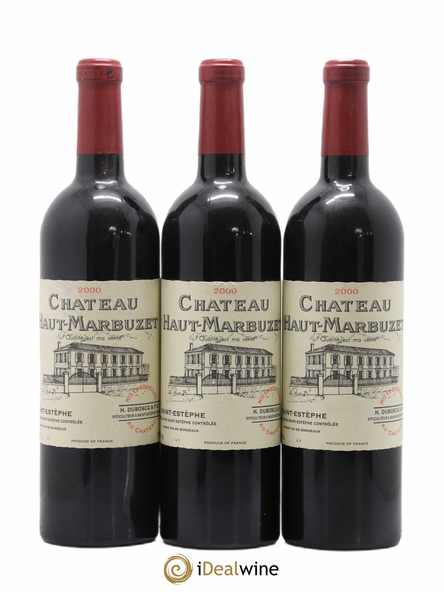 Château Haut Marbuzet 2000 - Lot de 6 bouteilles - 2
