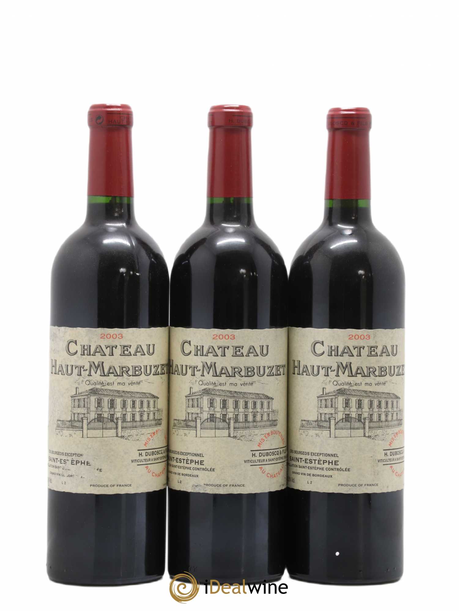 Château Haut Marbuzet 2003 - Lot de 6 bouteilles - 2
