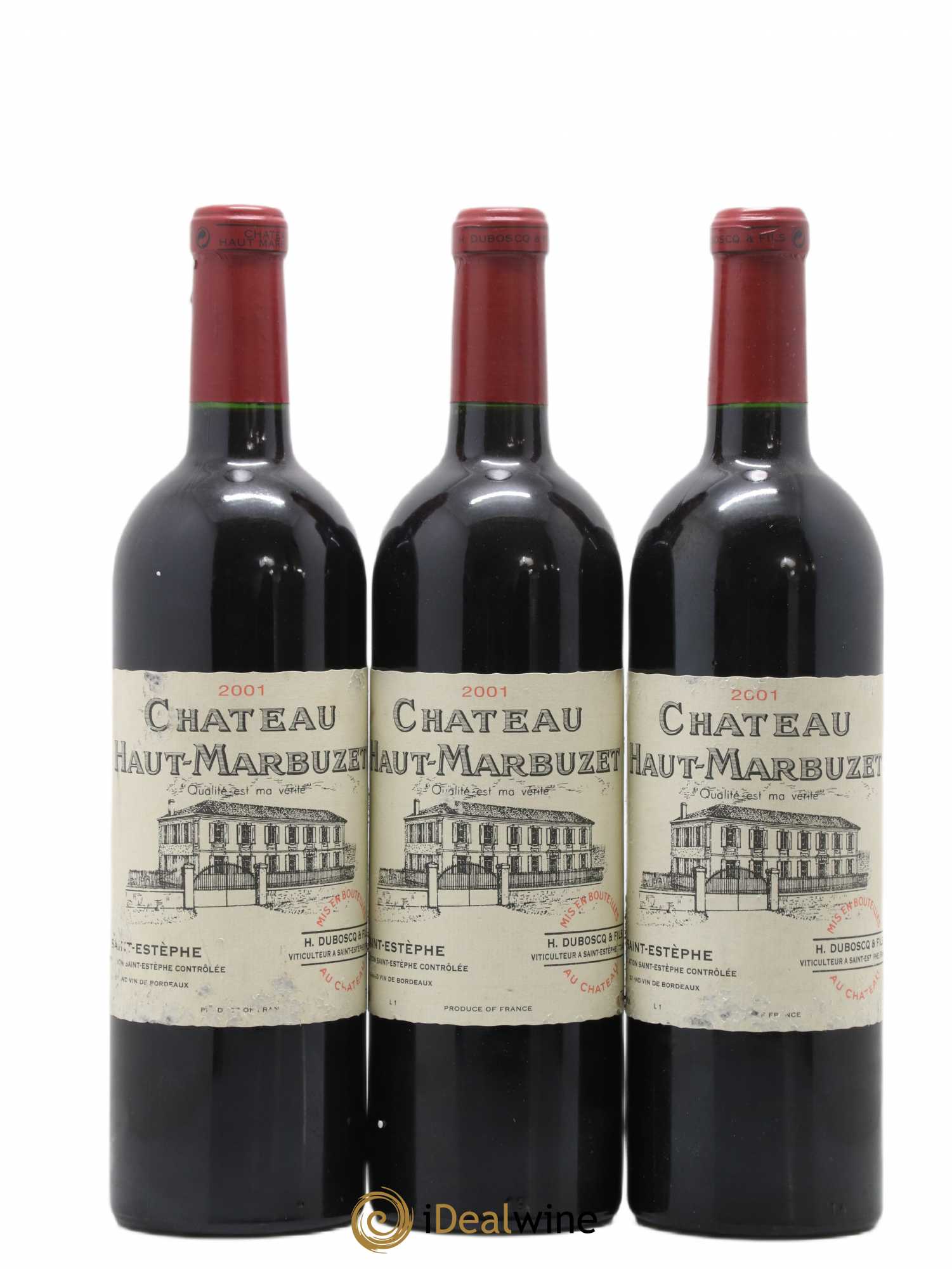 Château Haut Marbuzet 2001 - Lot de 6 bouteilles - 2