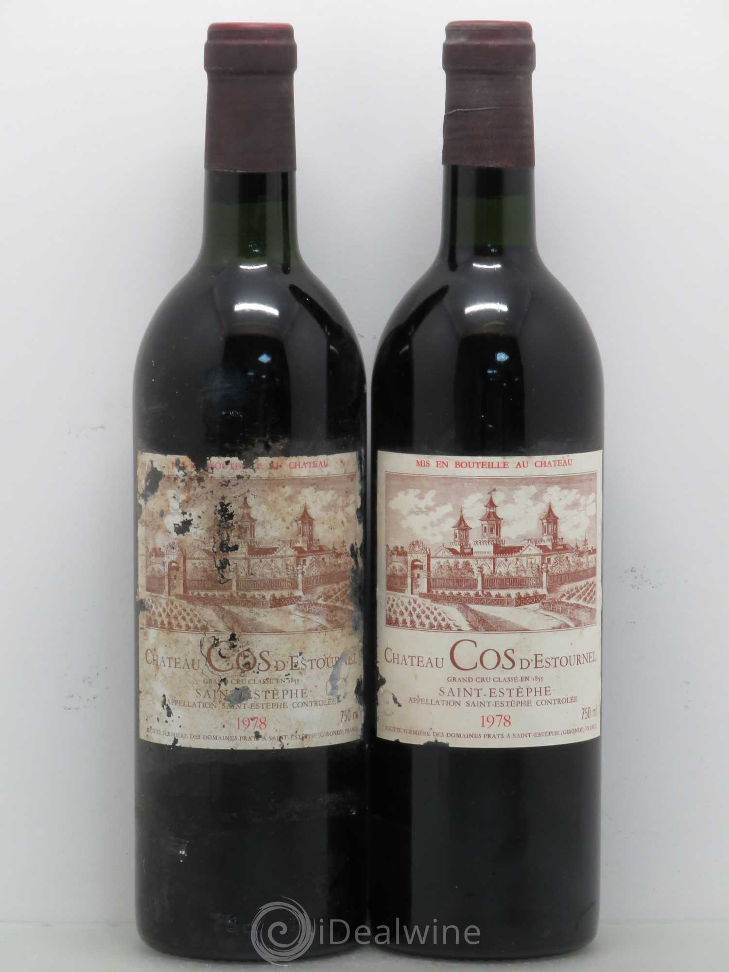 Cos d'Estournel 2ème Grand Cru Classé 1978 - Lot de 2 bouteilles - 0