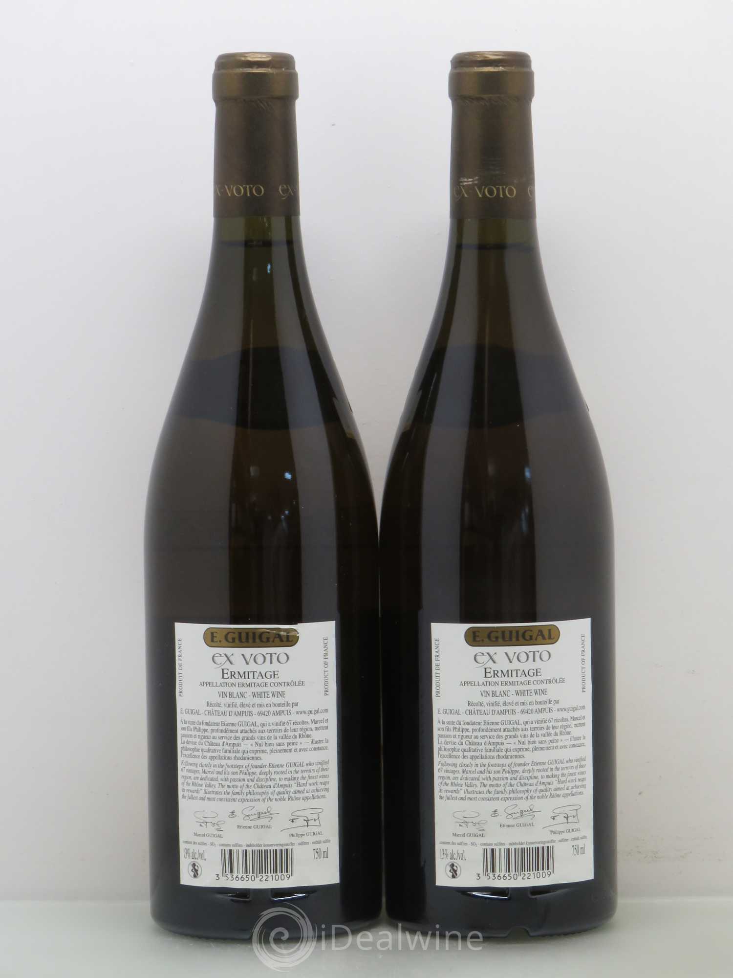 Ermitage Ex Voto Guigal 2006 - Lot de 2 bouteilles - 1